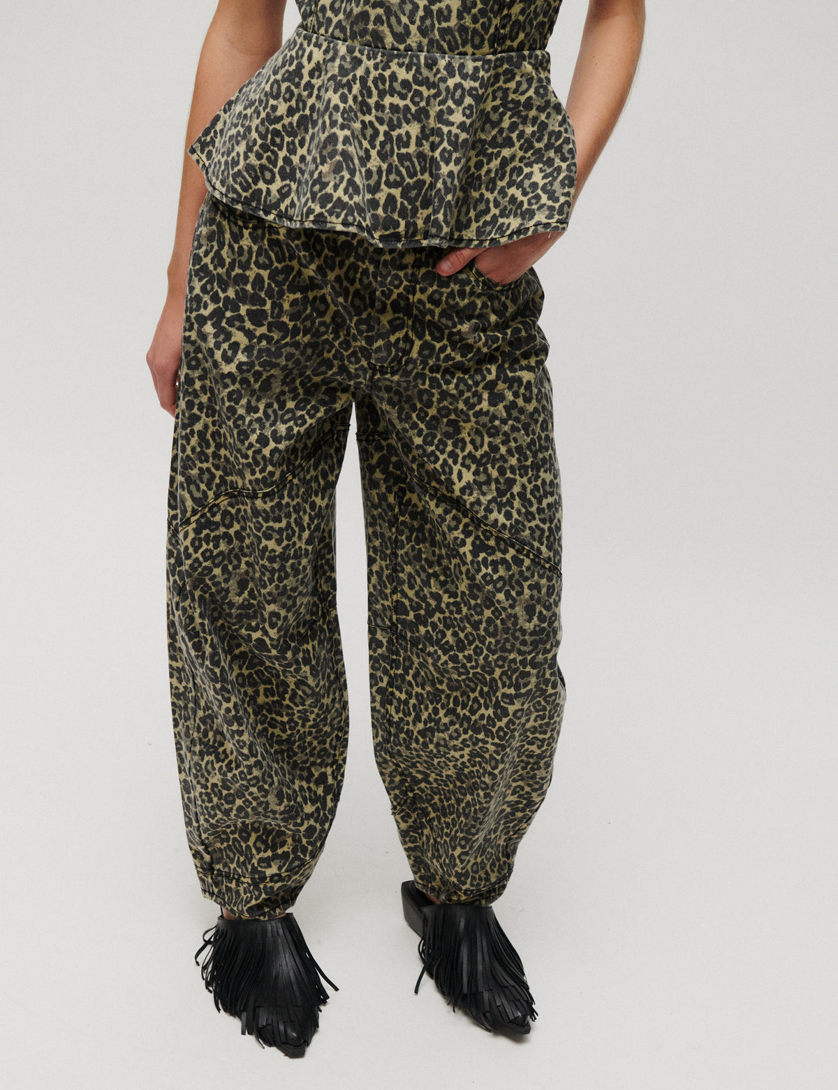 2NDDAY 2NDBoe - Print Denim Jeans 420162 Leo AOP