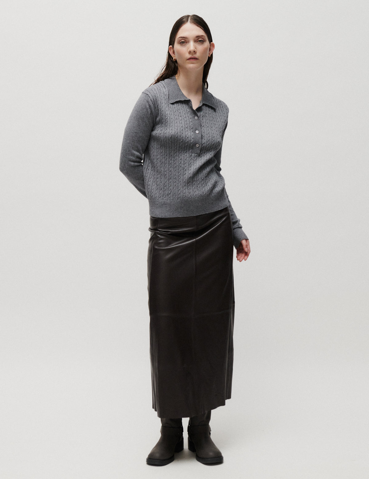 2NDDAY 2NDMarvina - Classic Leather - Skirt Skirt 191016 JAVA