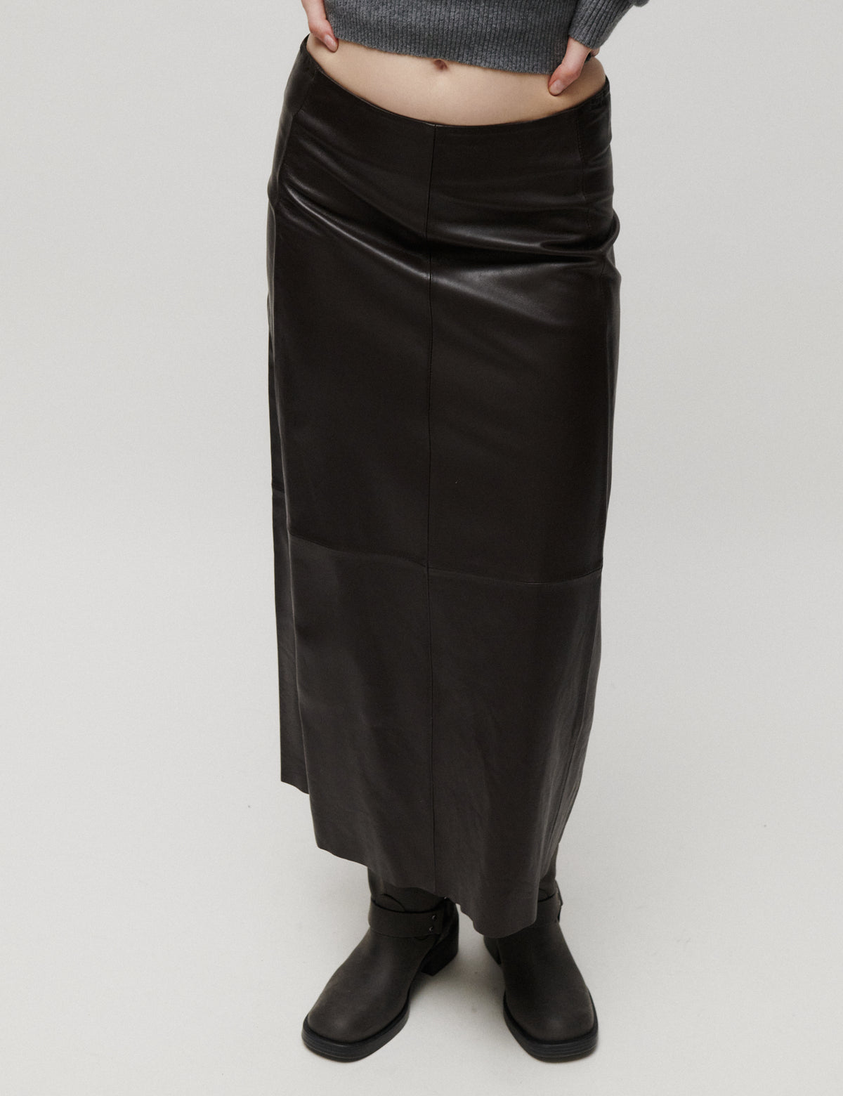 2NDDAY 2NDMarvina - Classic Leather - Skirt Skirt 191016 JAVA