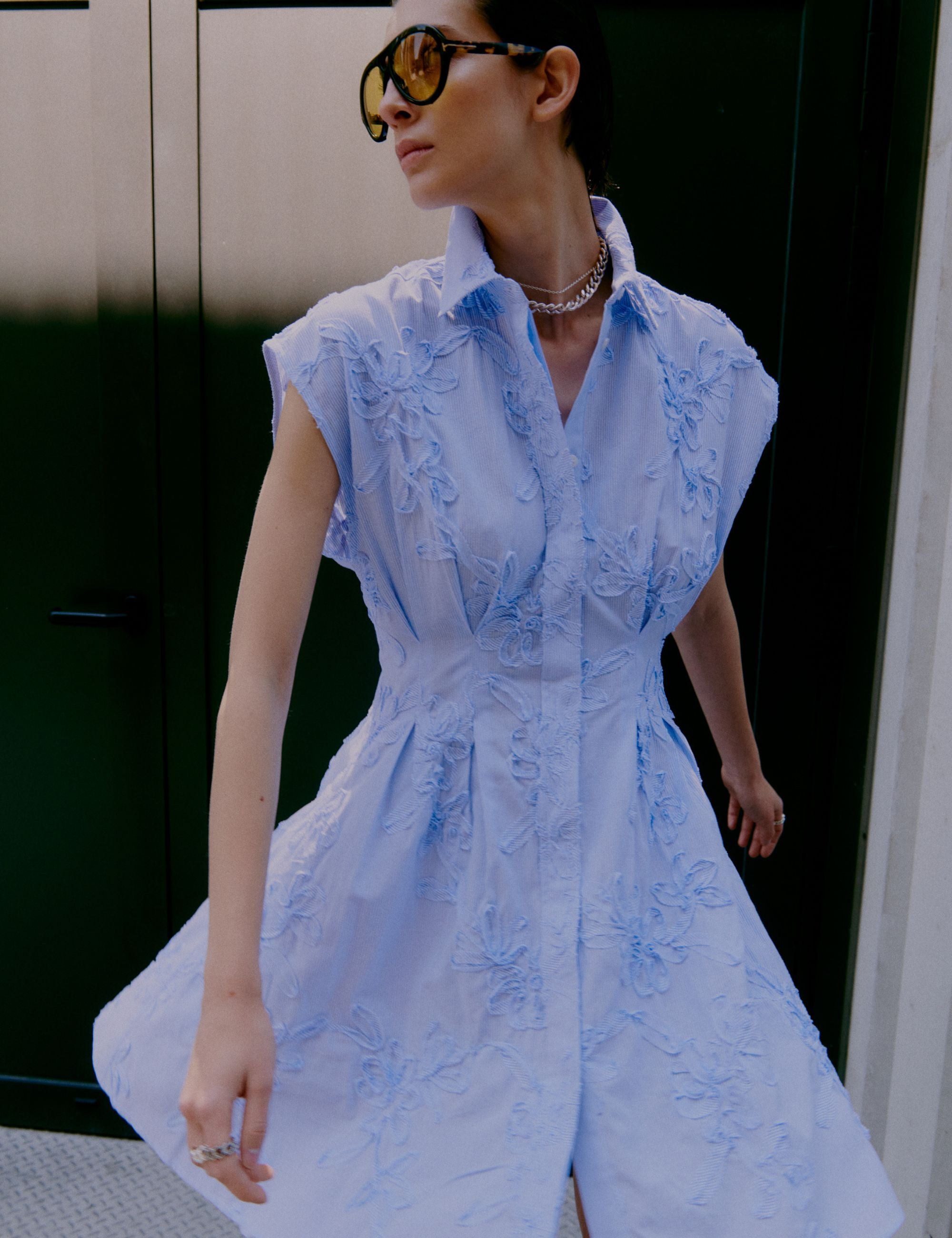 2NDDAY 2ND Jamz - Crisp Summer Shirting - Dress Dress 153919 Serenity