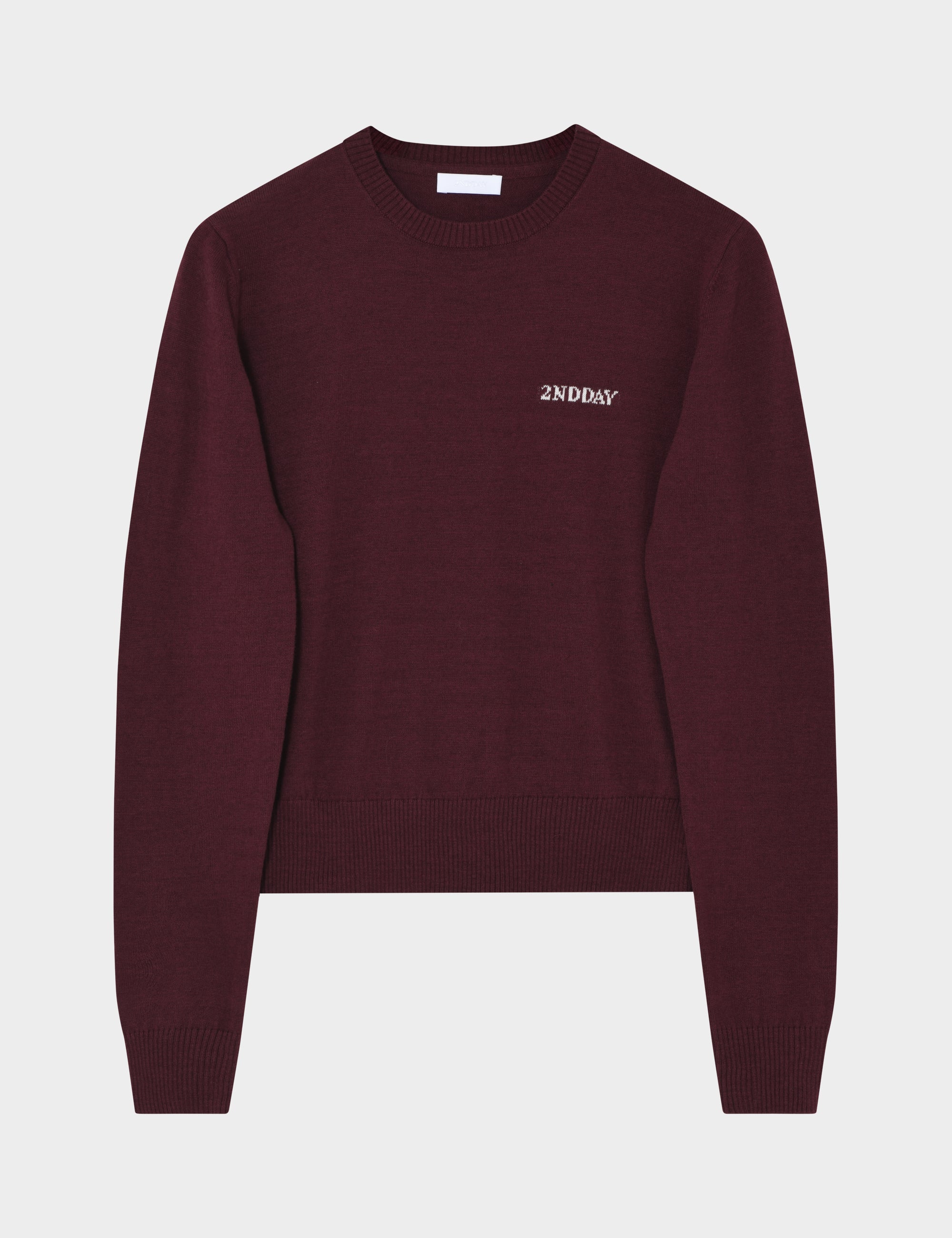 2NDDAY 2ND Lance - Soft Wool Blend Pullover 09016 Catawba Grape