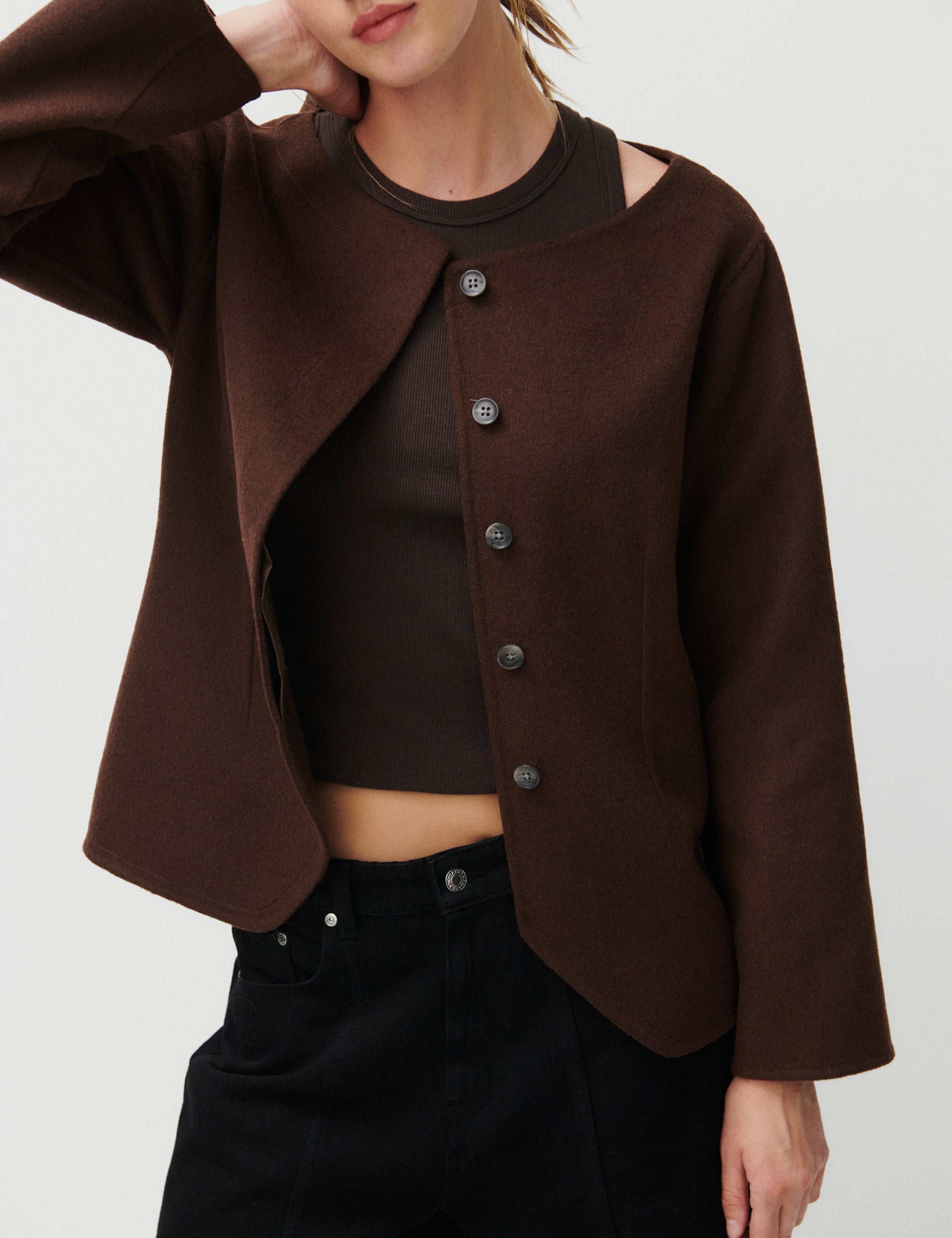 2NDDAY 2ND Lila - Smooth Wool Coats & Jackets 191016 JAVA