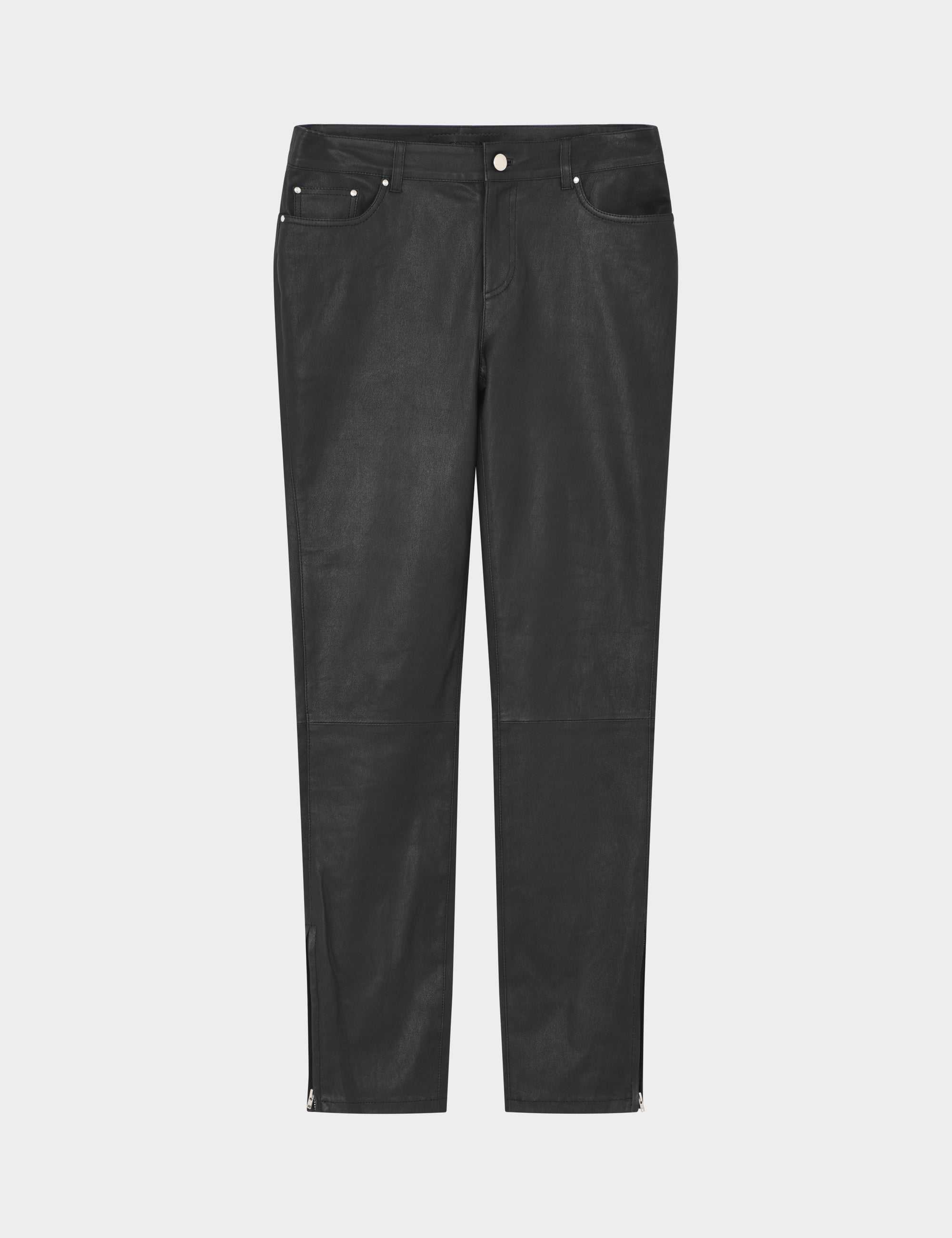 2NDDAY 2ND Liljan - Refined Stretch Leather - Pants Pants 190303 Black