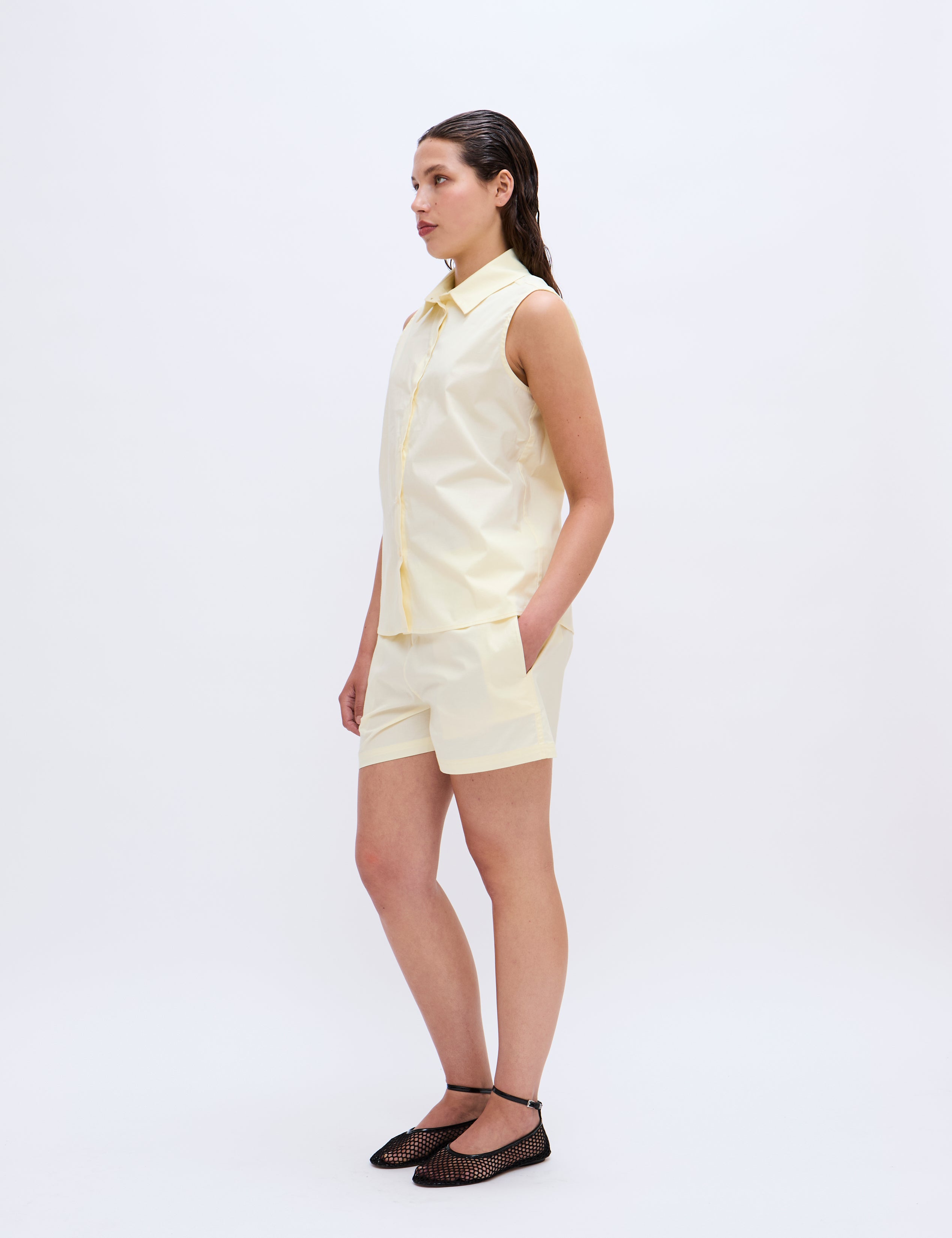 2NDDAY 2ND Marian - Poplin Shirts & Blouses 110617 Transparent Yellow