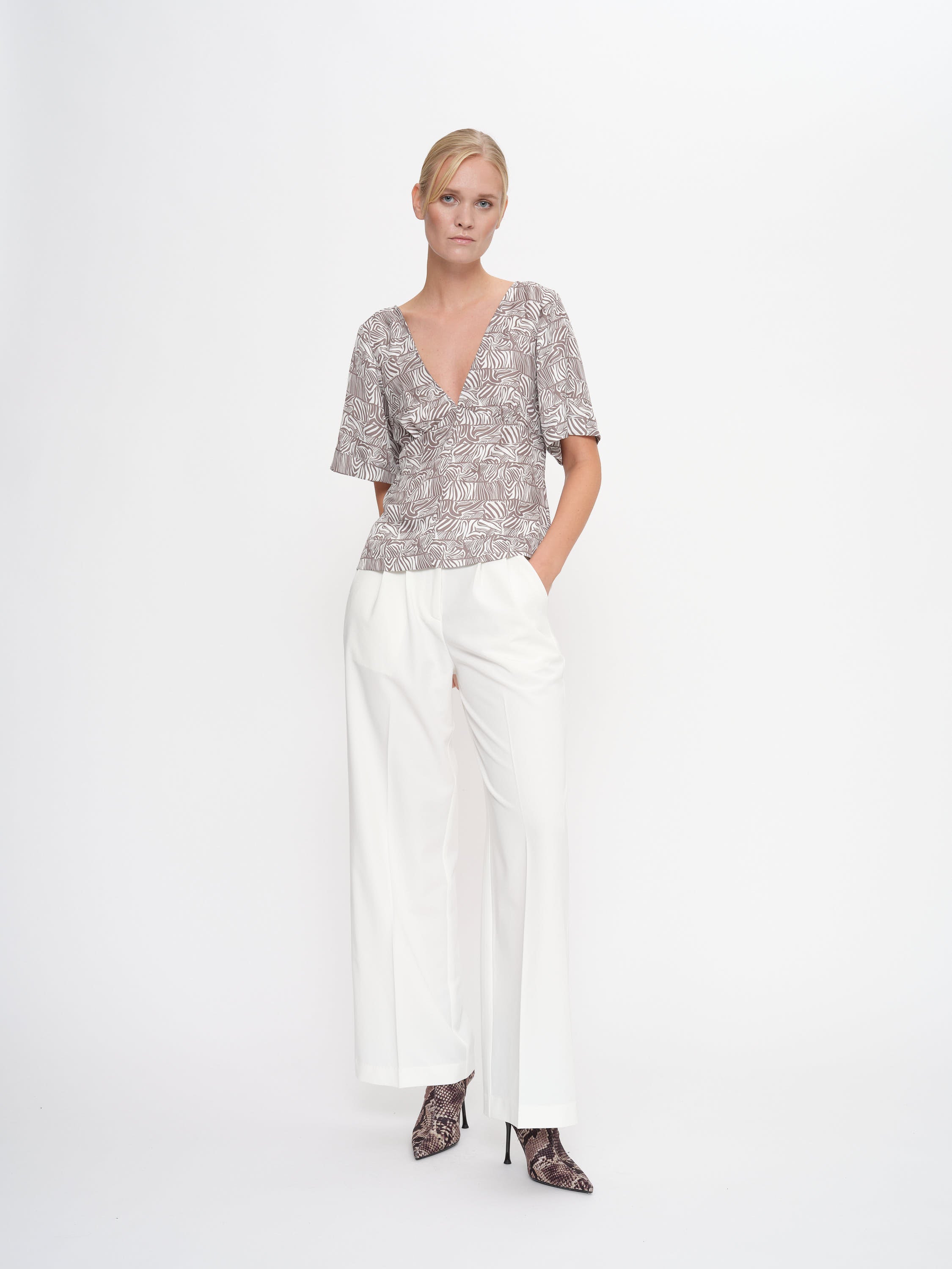 2NDDAY 2ND Mille - Daily Sleek Pants 111001 WHITE ALYSSUM