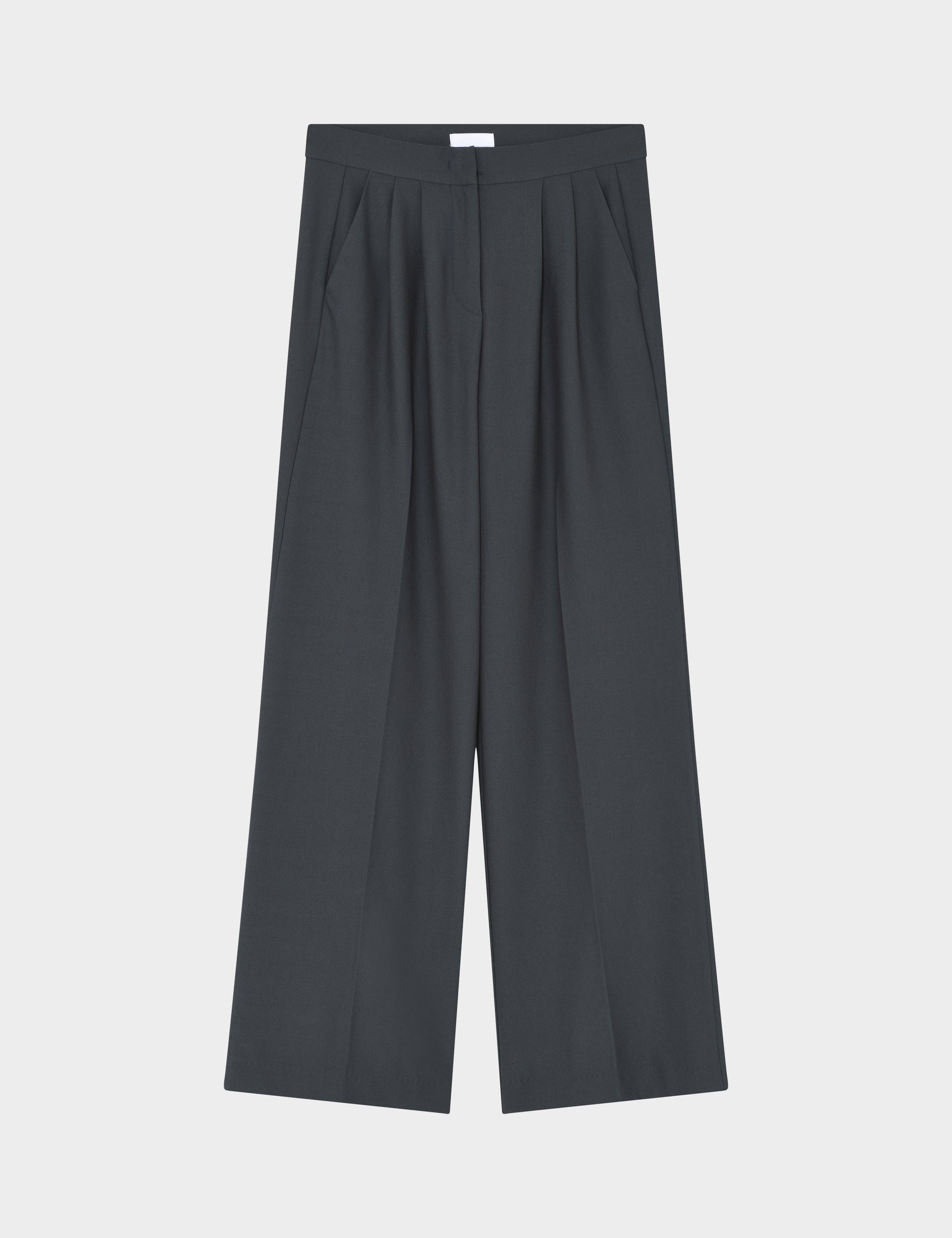 2NDDAY 2ND Mille - Daily Sleek Pants 190203 Gray Pinstripe