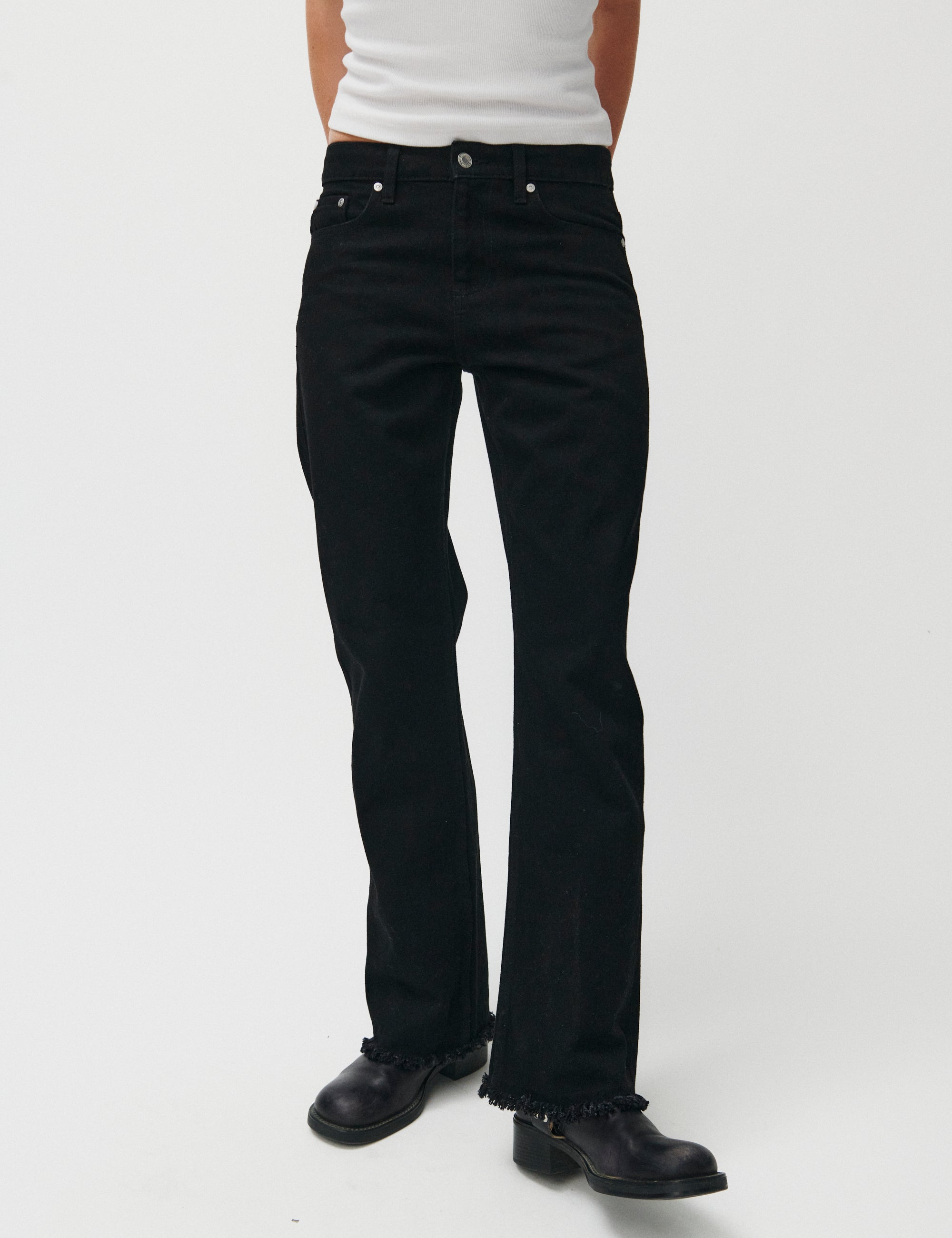 2NDDAY 2ND Murrie - Black Wash Denim Jeans D003 Un Black Denim