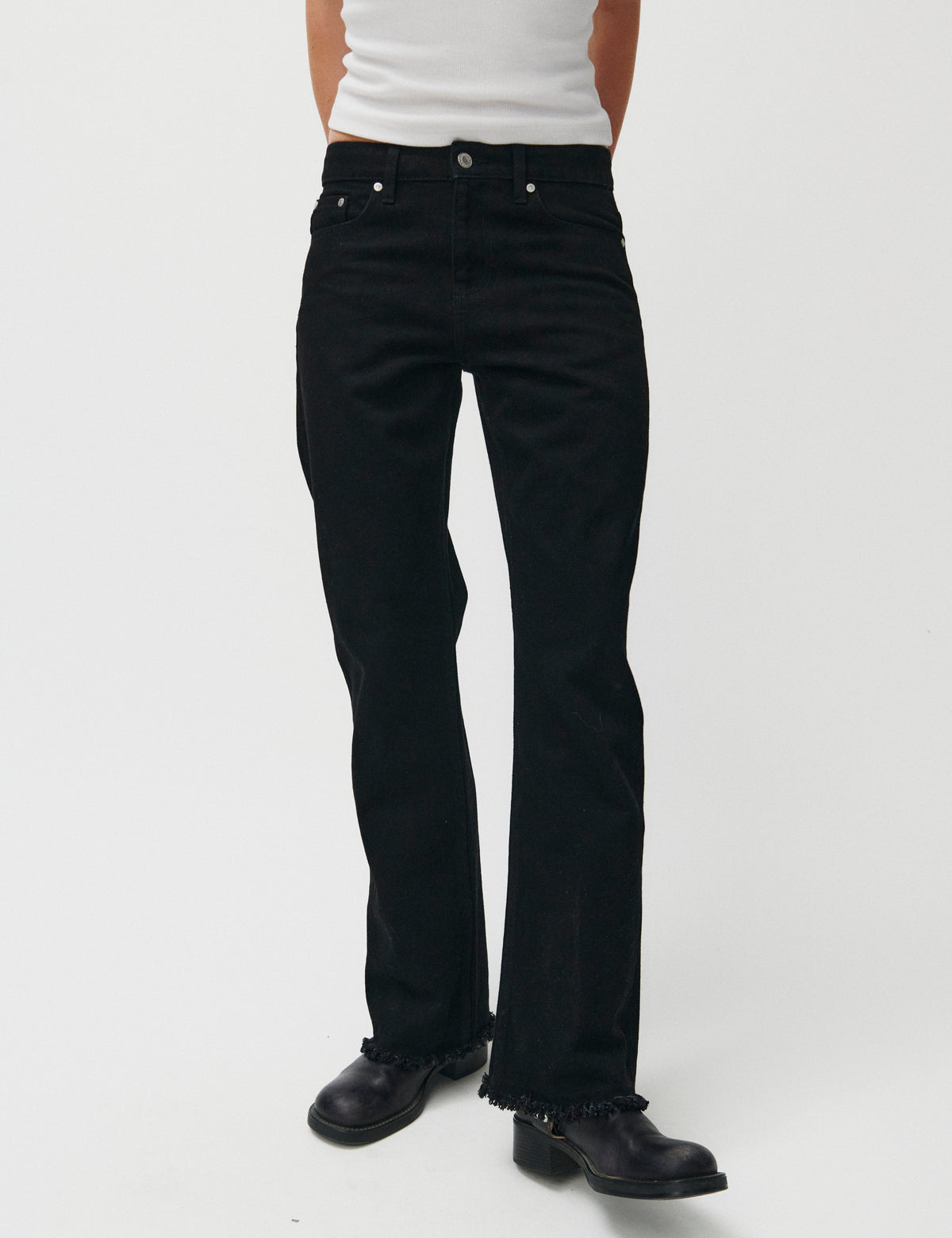 2NDDAY 2ND Murrie - Black Wash Denim - Jeans Jeans D003 Un Black Denim