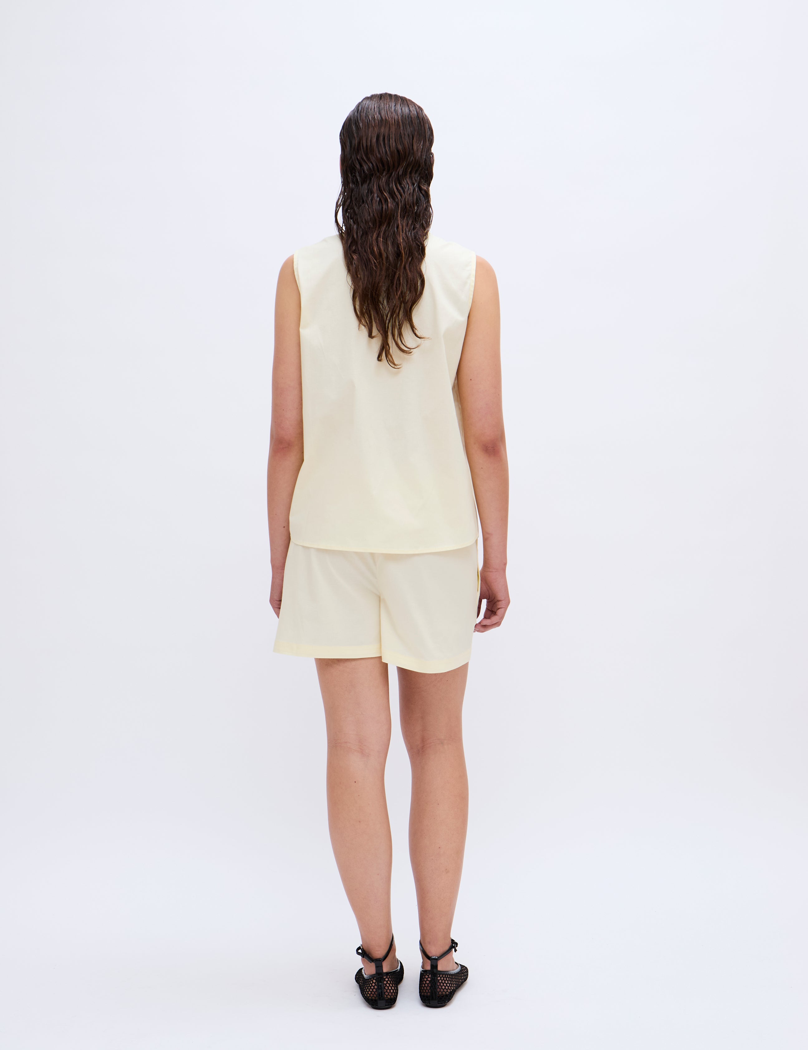 2NDDAY 2ND Ray - Poplin Shorts 110617 Transparent Yellow