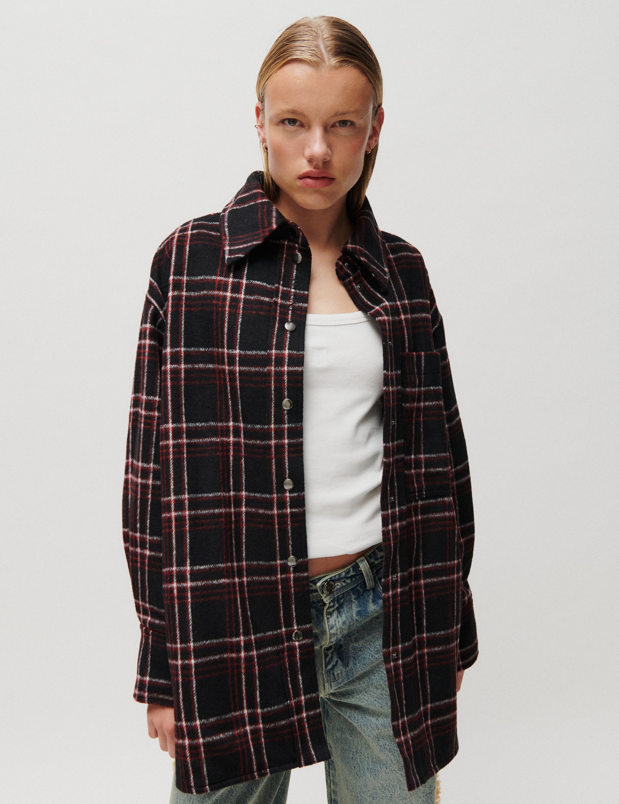 2NDDAY 2ND Seth - Funky Flannel - Jacket Jacket 190303 Black