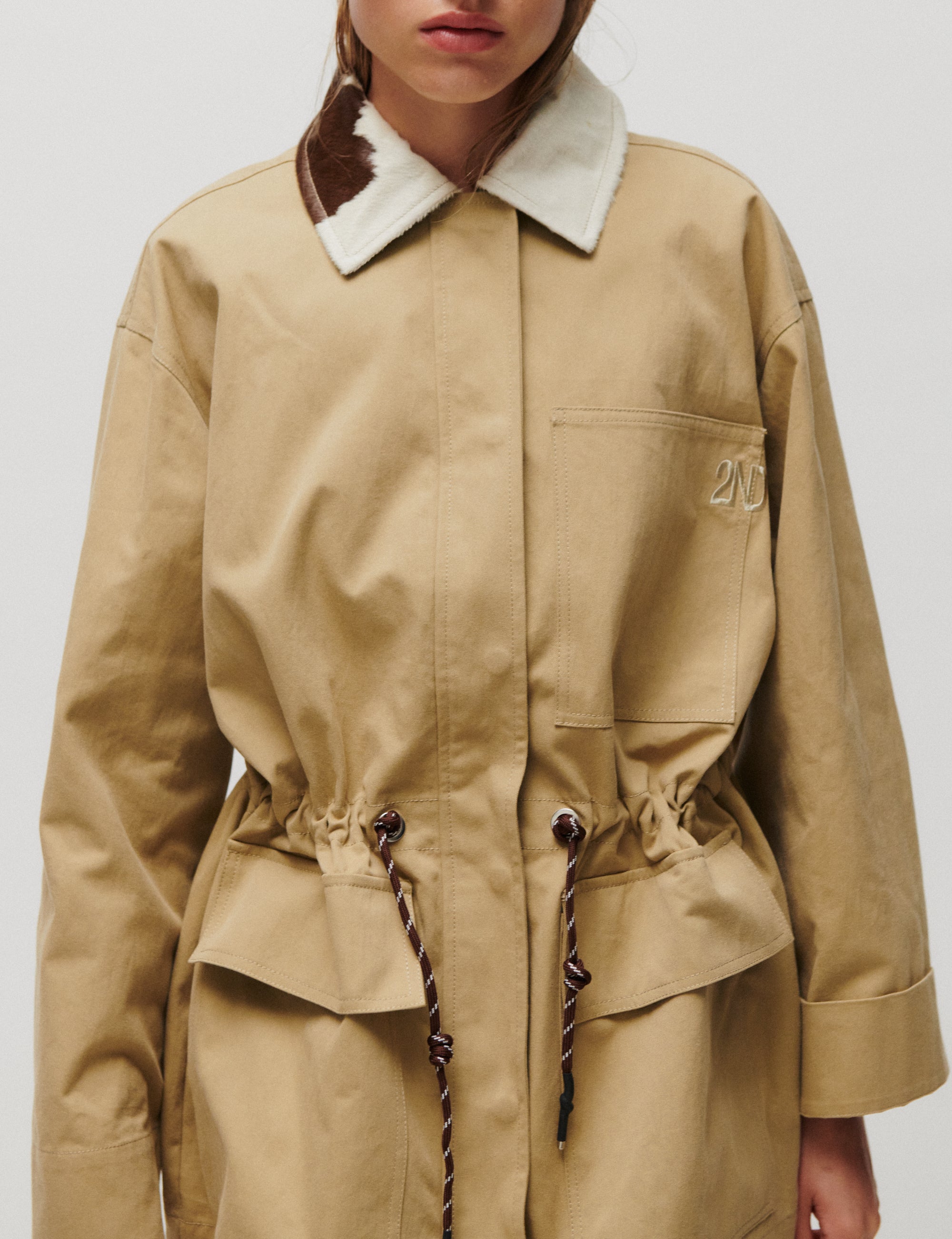 2NDDAY 2ND Spencer - Firm Cotton - Jacket Jacket 181022 ERMINE