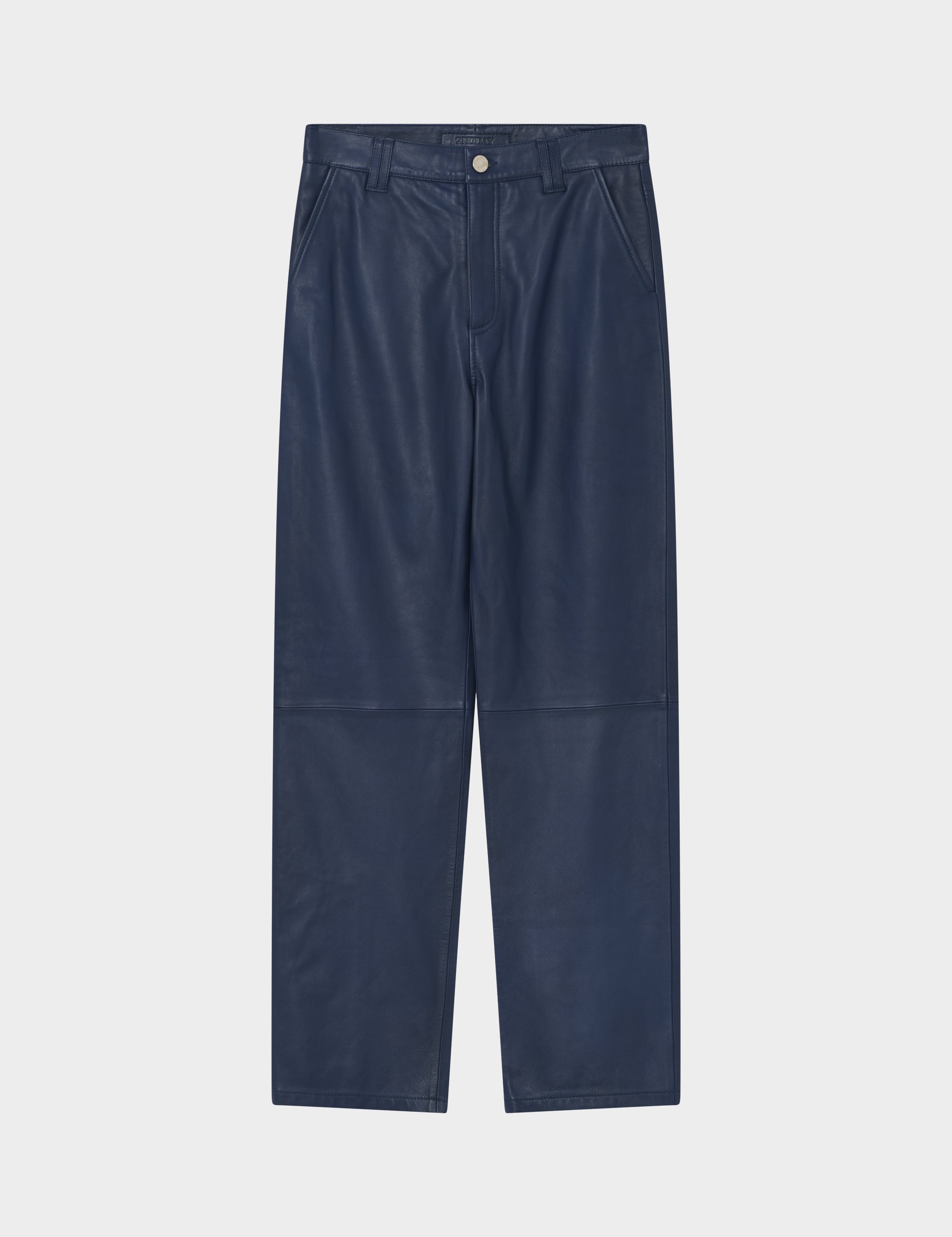 2NDDAY 2ND Toff - Fine leather Pants 193933 Medieval Blue