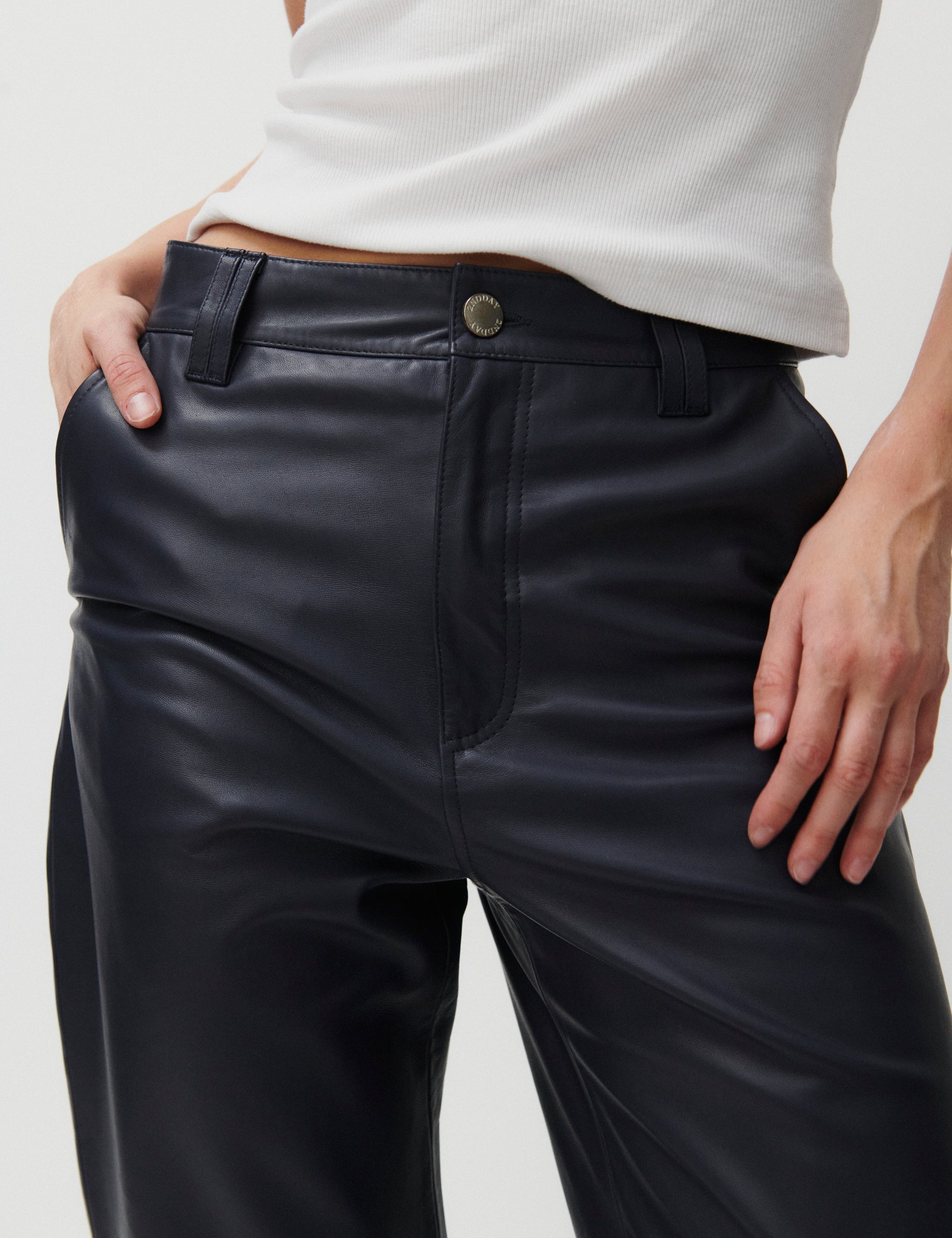 2NDDAY 2ND Toff - Fine leather Pants 193918 Periscope