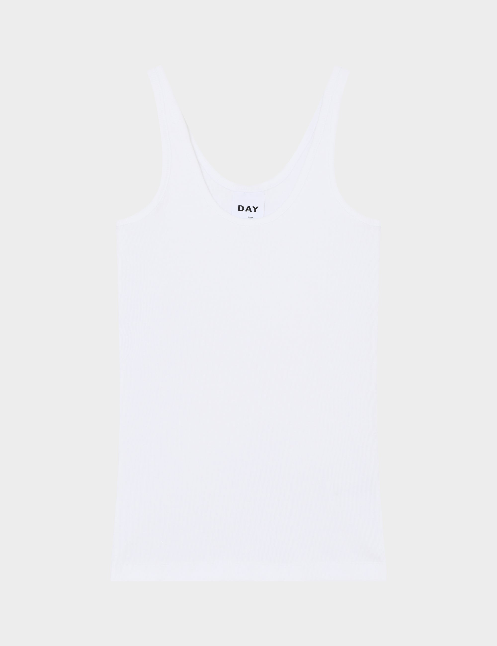 DAY Birger ét Mikkelsen Alisson - Classic Rib Tops & T-Shirts 191218 POTTING SOIL