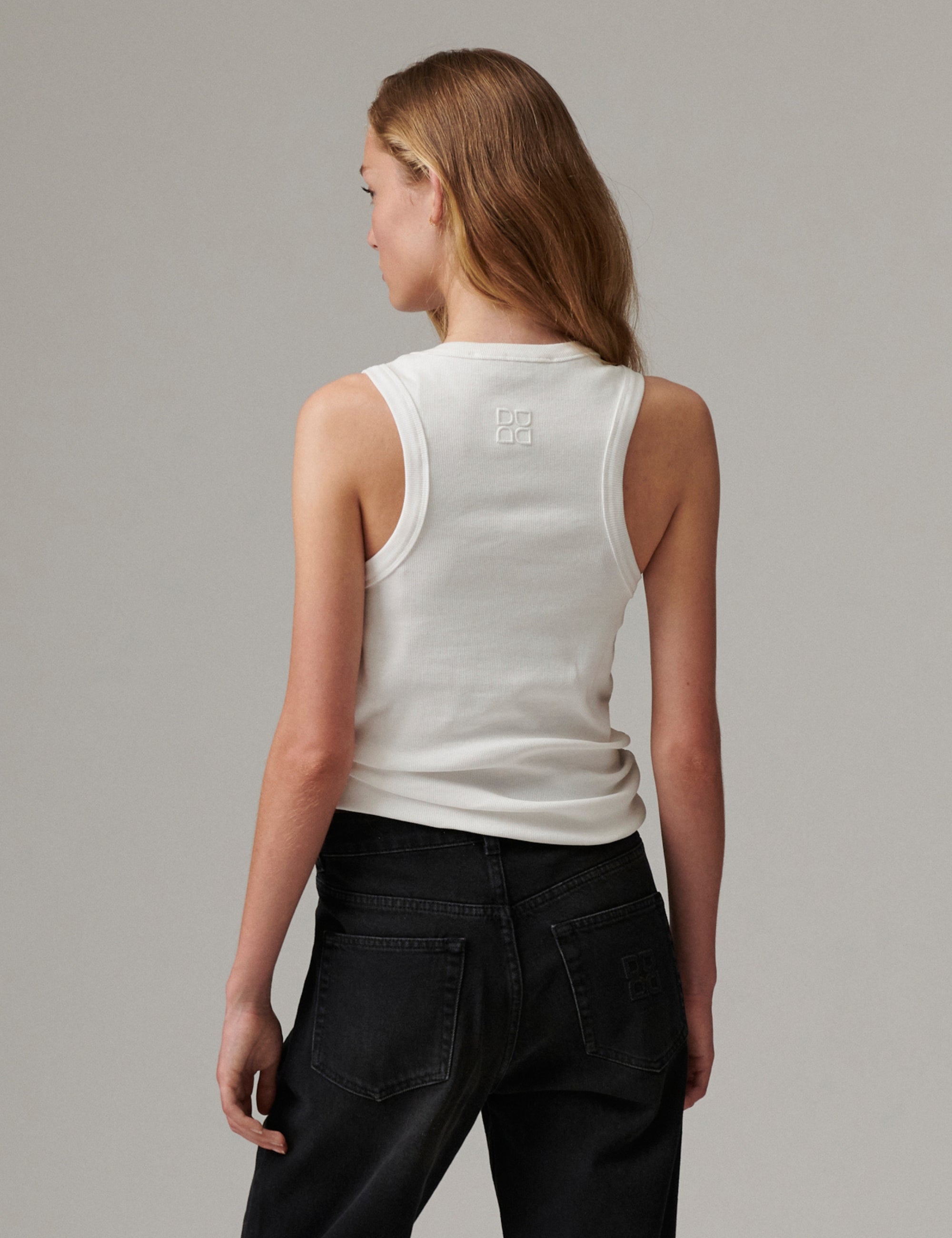 DAY Birger ét Mikkelsen Alisson - Classic Rib - Top Top 110601 Bright White