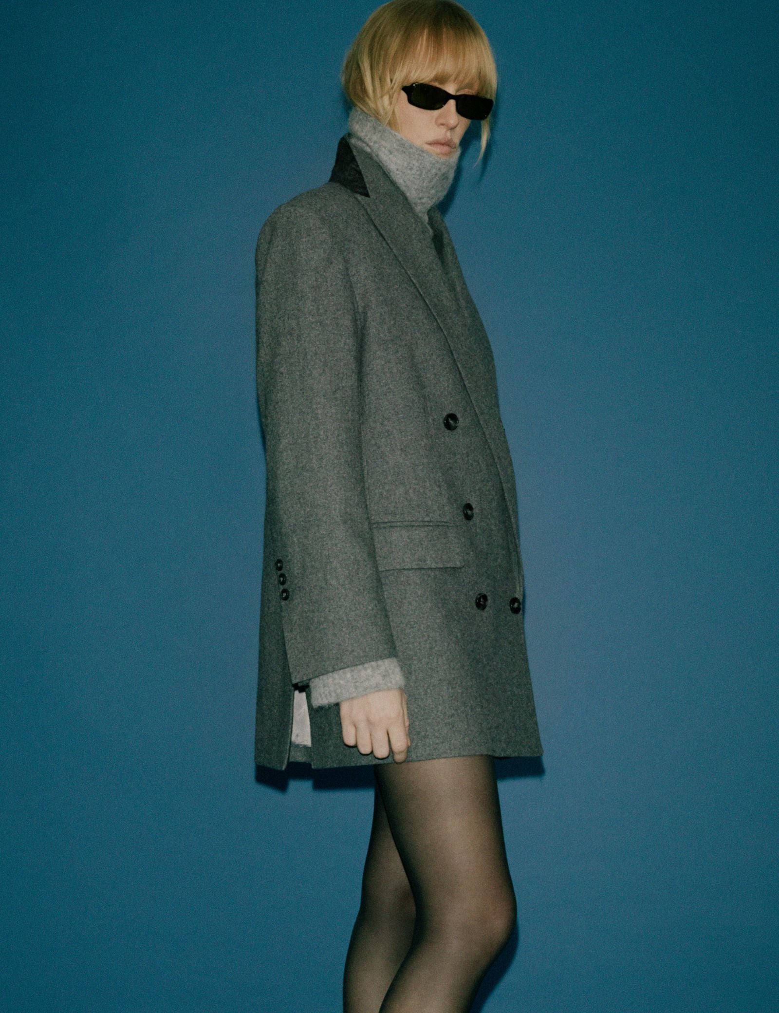 DAY Birger ét Mikkelsen Amir - Melange Wool Blazer 500006 MEDIUM GREY MELANGE