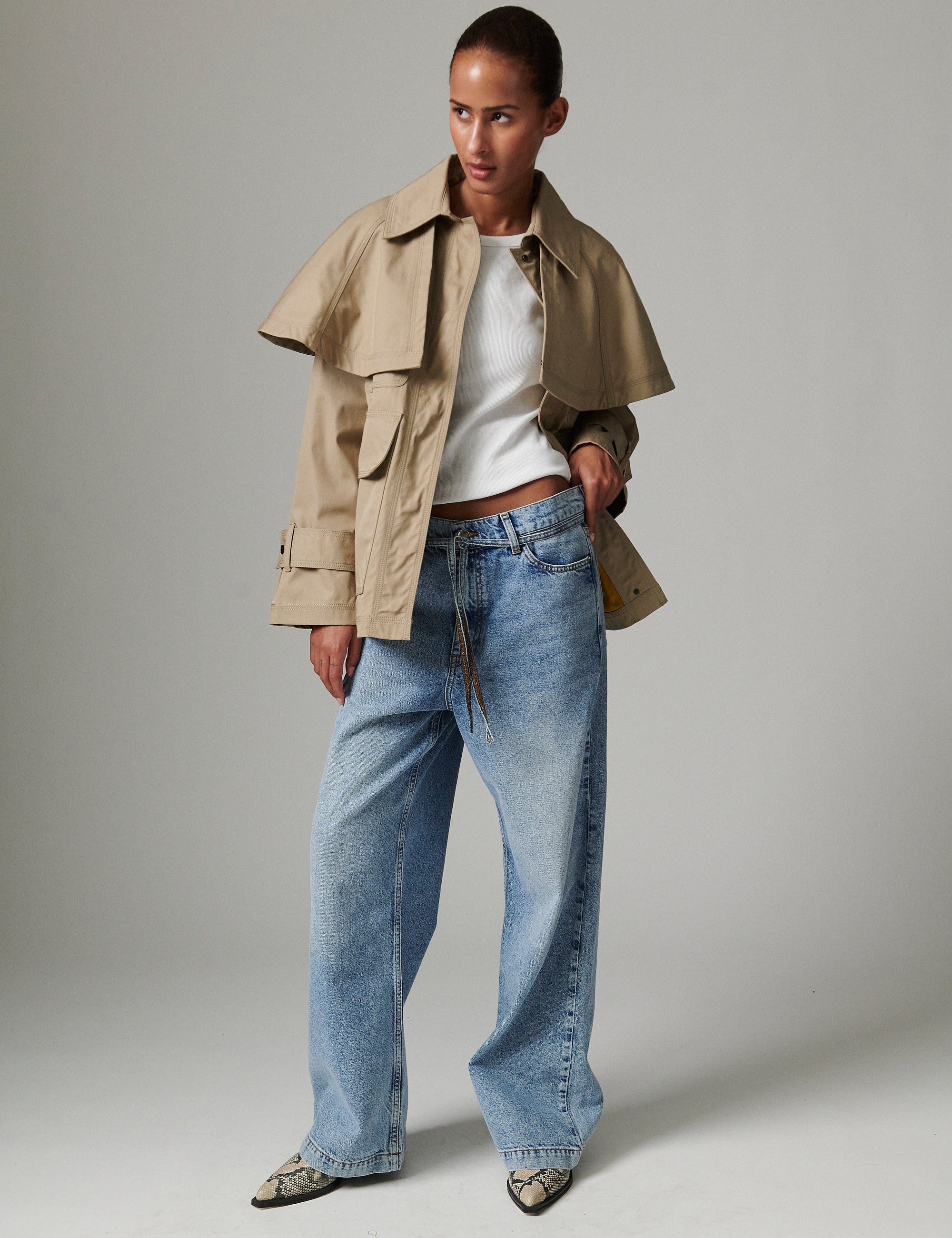 DAY Birger ét Mikkelsen Amira - Heavy Cotton - Jacket Jacket 171109 CHINCHILLA