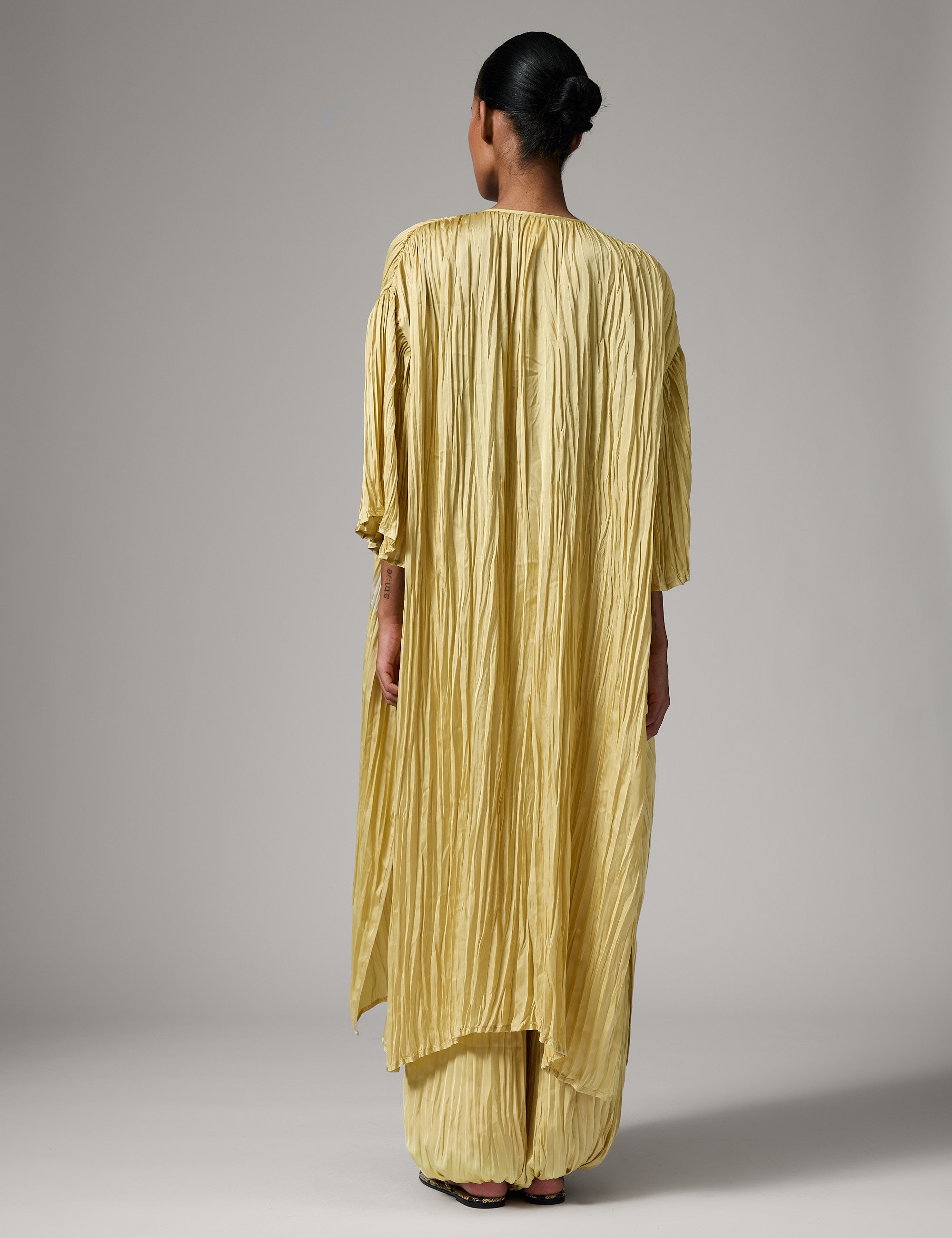 DAY Birger ét Mikkelsen Aruna - Crinkled Surface Dress 130922 Straw