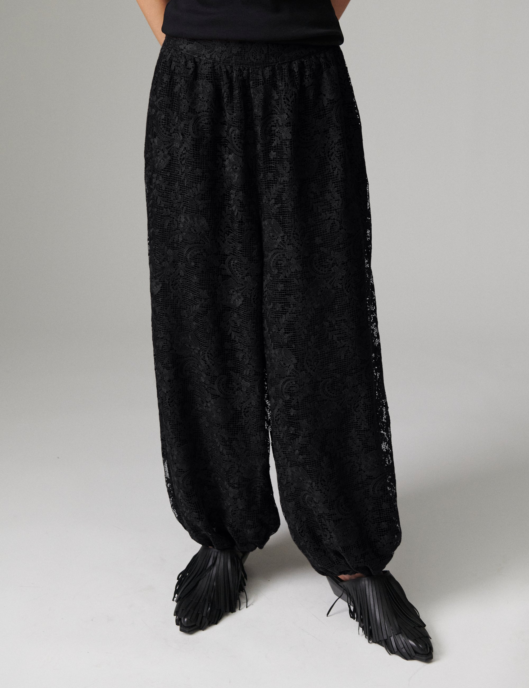 DAY Birger ét Mikkelsen Barbo - Day Crochet - Pants Pants 190303 Black