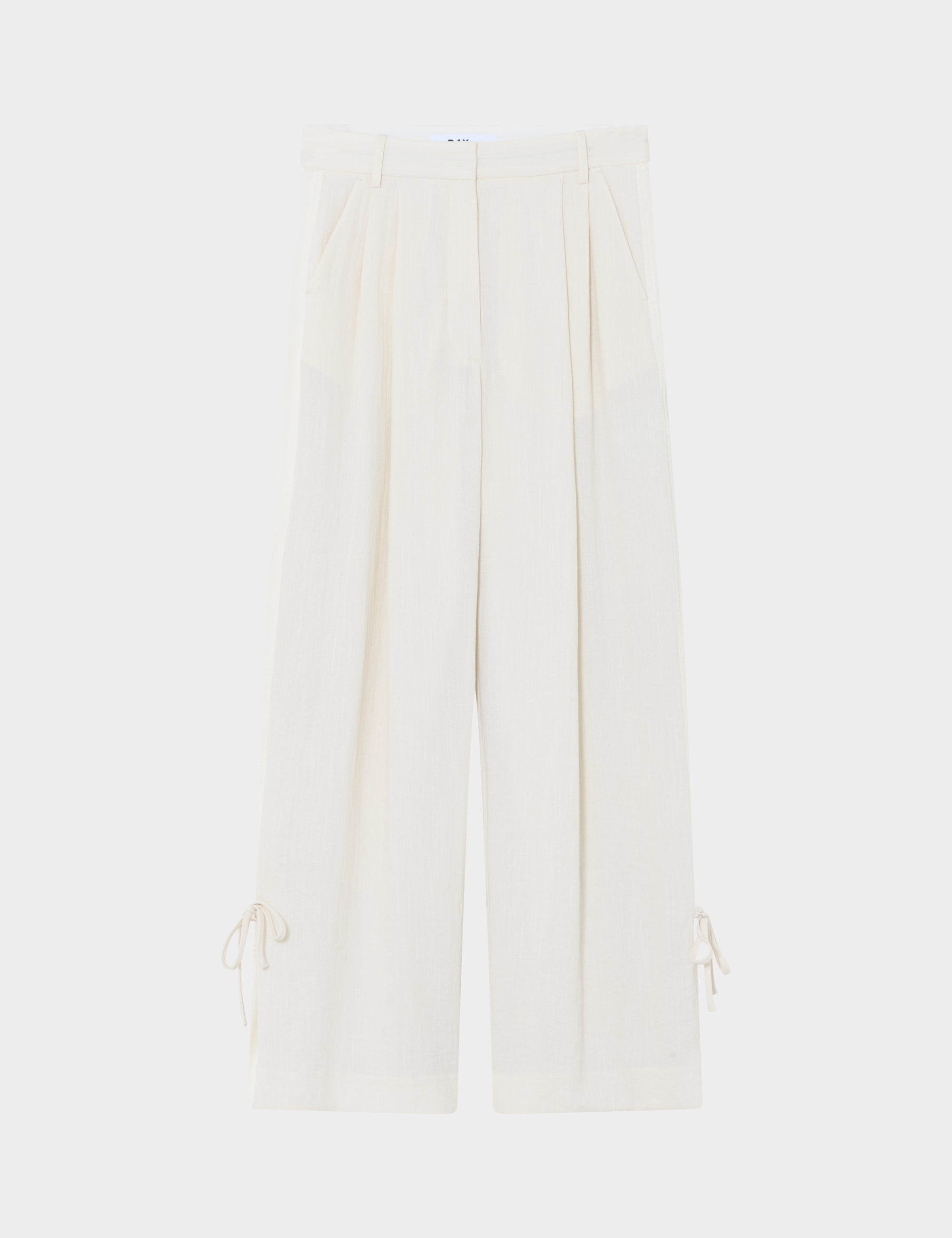 DAY Birger ét Mikkelsen Belle - Contrast Linen Pants 110605 JET STREAM