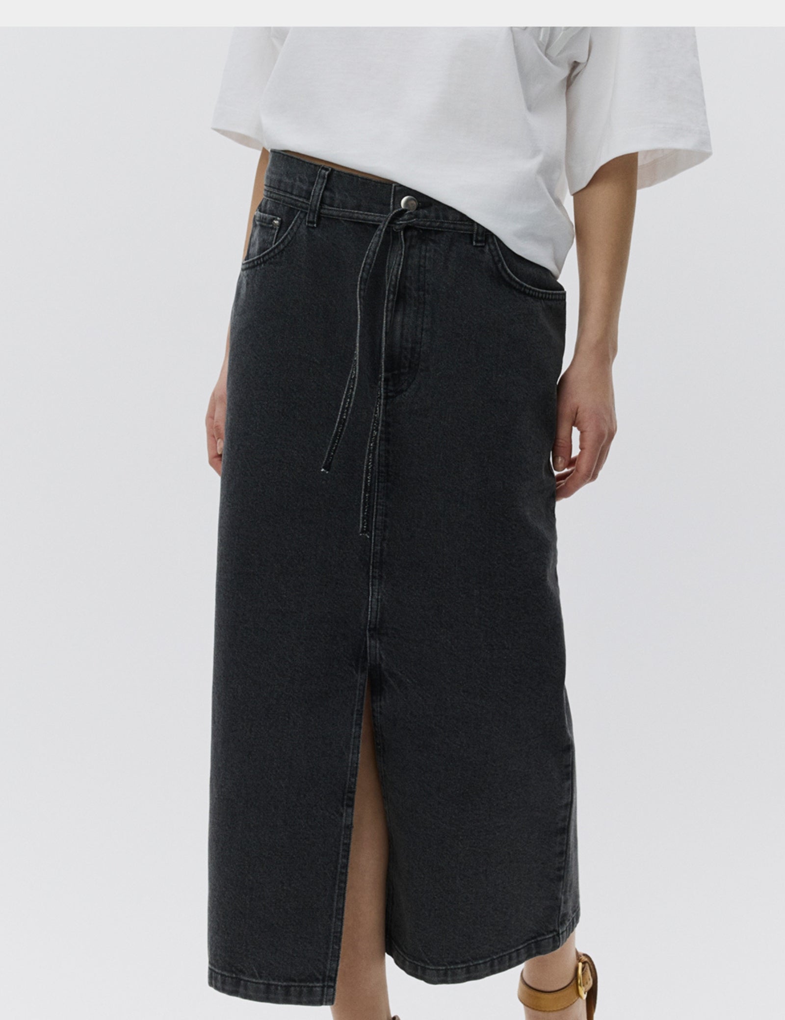 DAY Birger ét Mikkelsen Ben - Black Denim Skirt 190303 BLACK