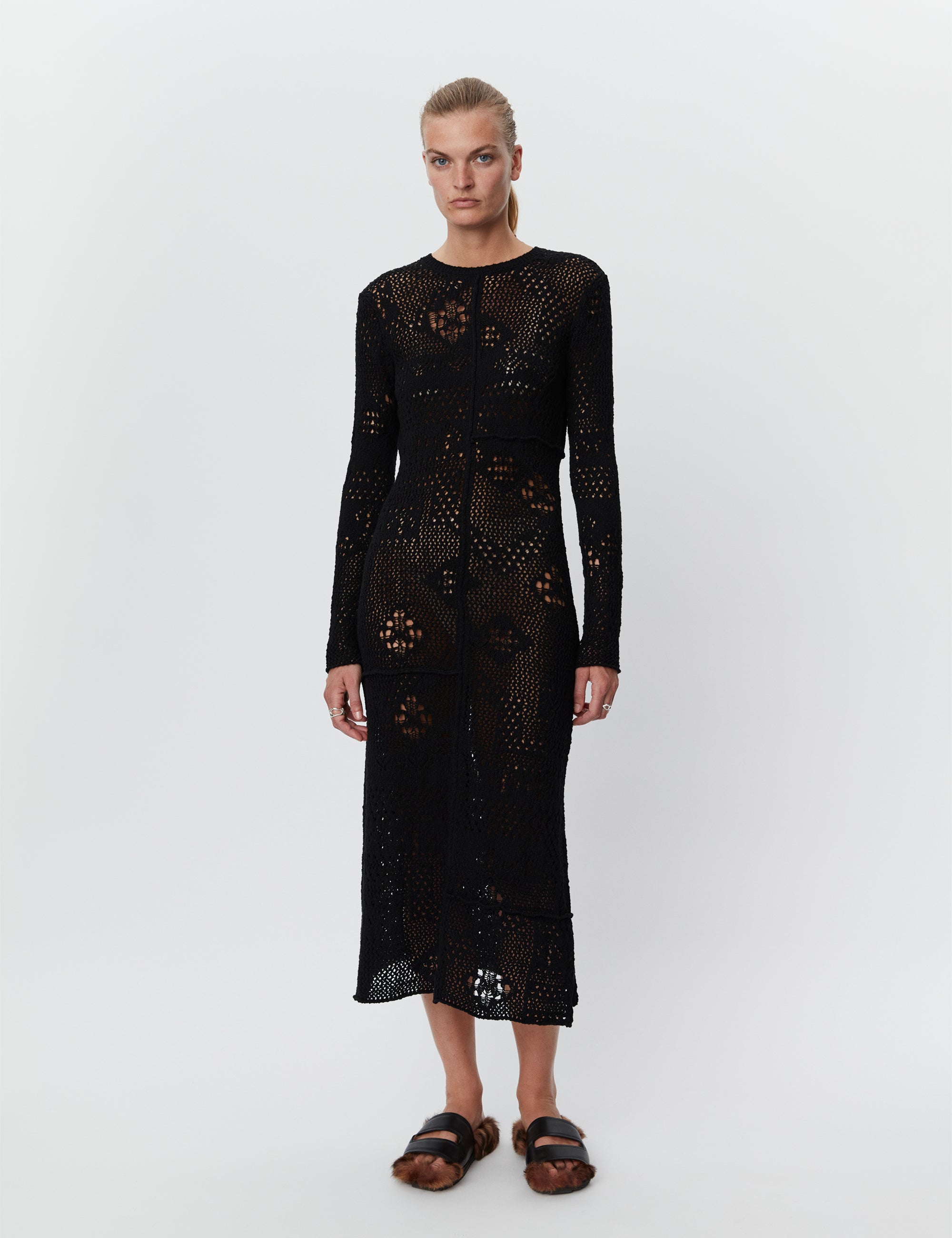 DAY Birger ét Mikkelsen Benoit - Artistic Crochet RD Dress 190303 Black