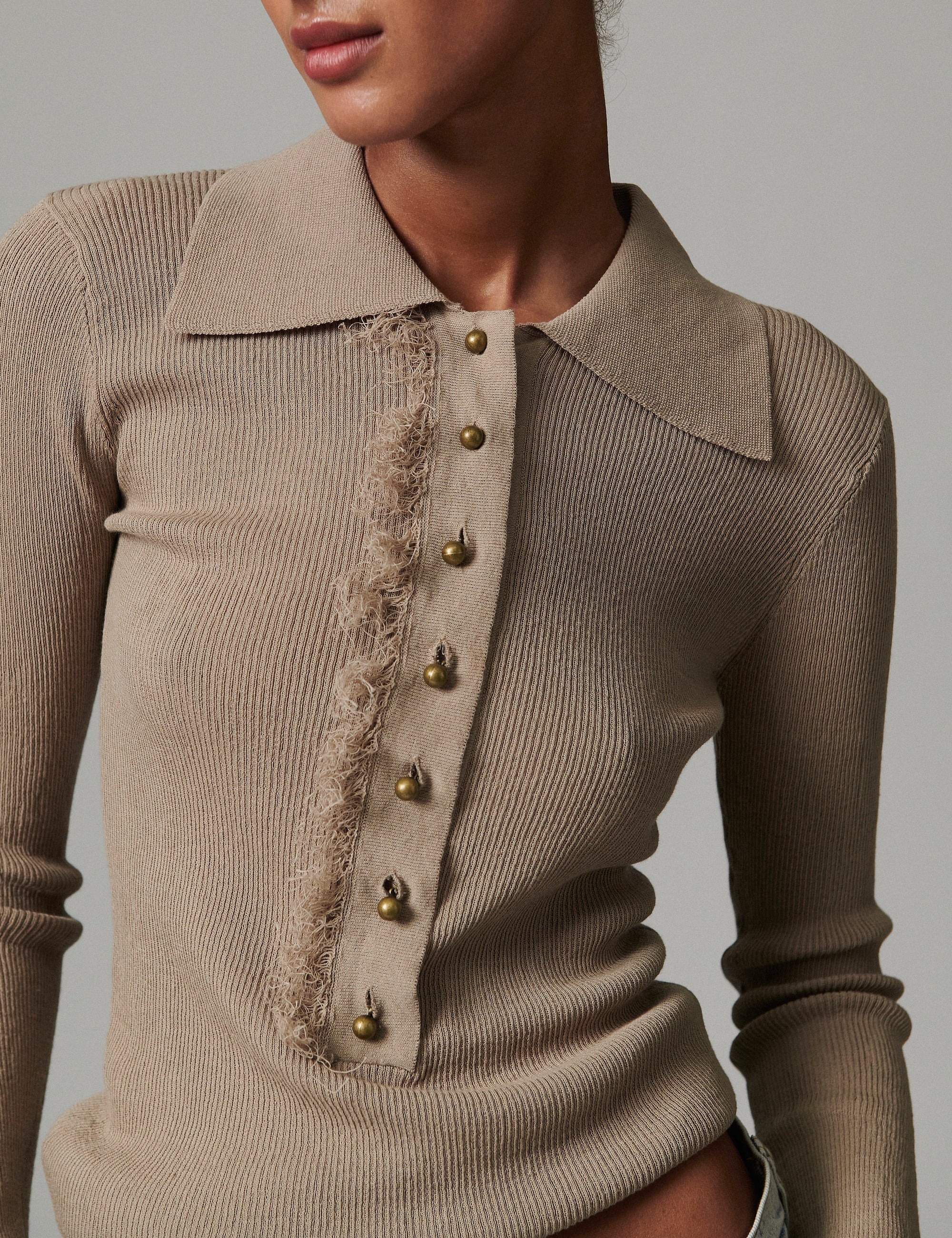 DAY Birger ét Mikkelsen Blanche - Cotton Base Tops & T-Shirts 171109 CHINCHILLA