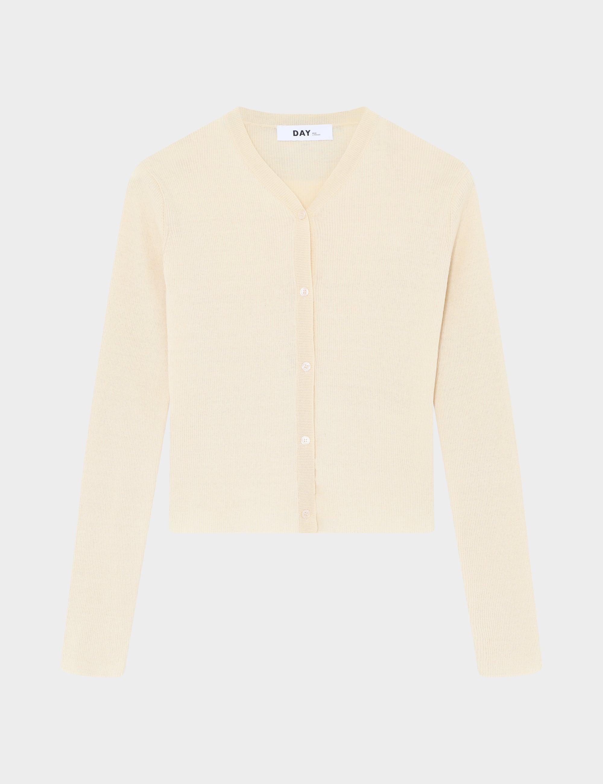 DAY Birger ét Mikkelsen Briggs - Cotton Base Cardigan 120110 PISTACHIO SHELL.