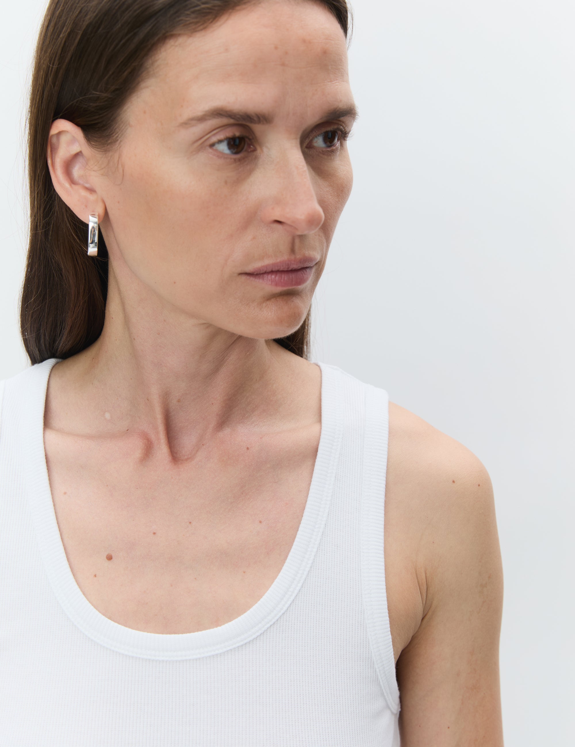 DAY Birger ét Mikkelsen Camilo - Classic Rib RD Tops & T-Shirts 110601 BRIGHT WHITE