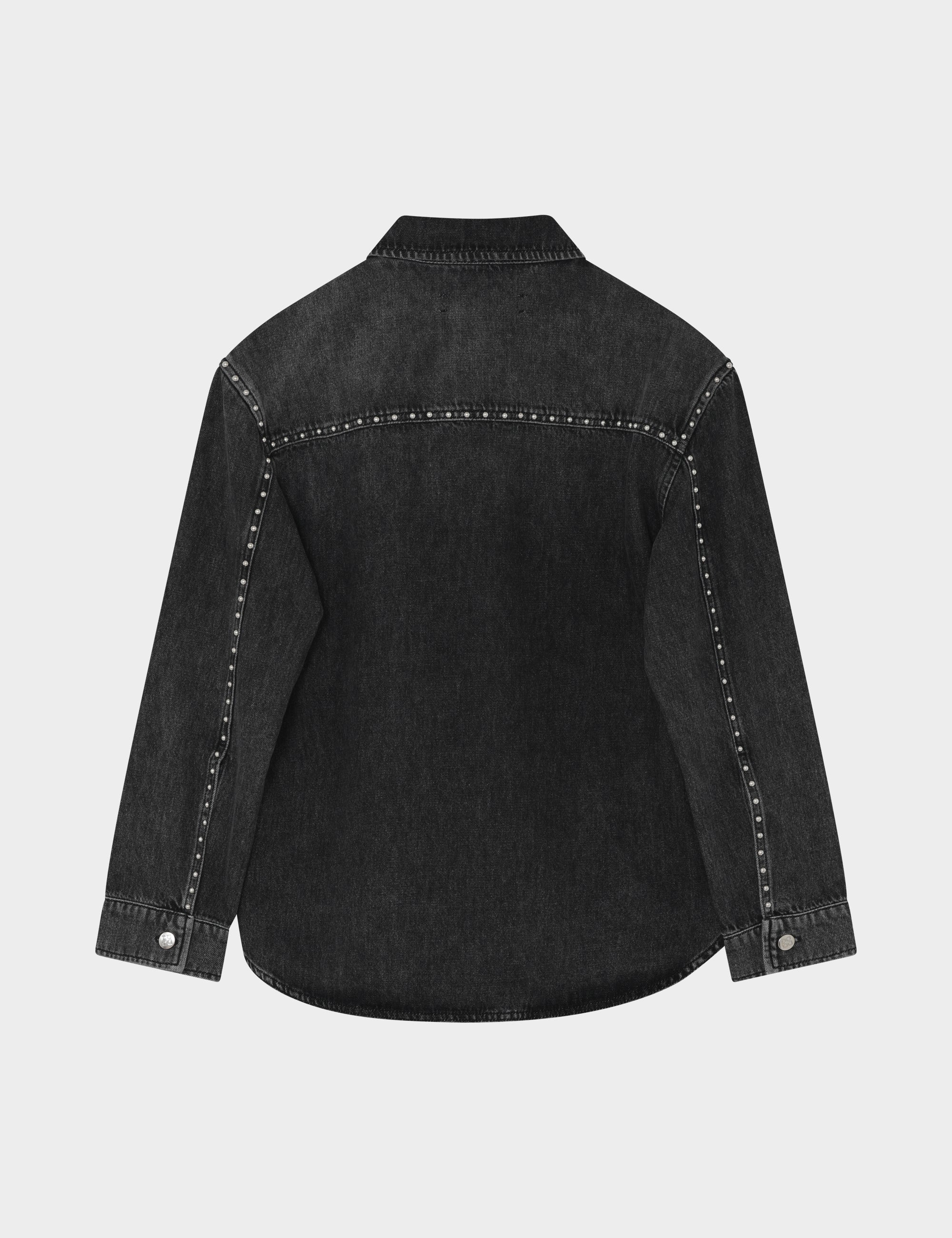 DAY Birger ét Mikkelsen Clothilde - Embellished Denim Tops & T-Shirts 190303 BLACK