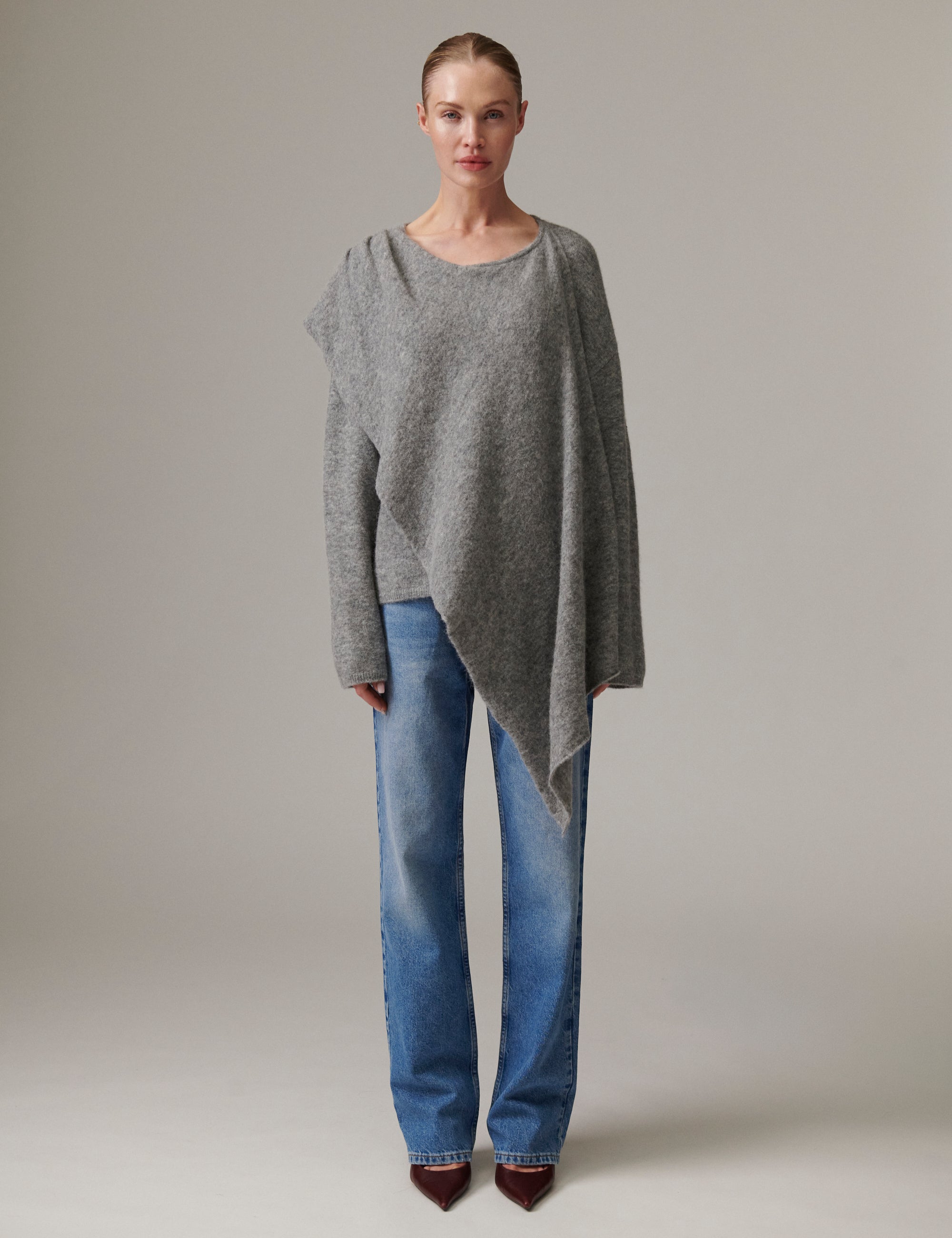 DAY Birger ét Mikkelsen DAYScarf - Cozy Days Pullover 11991 Medium Grey Mel.