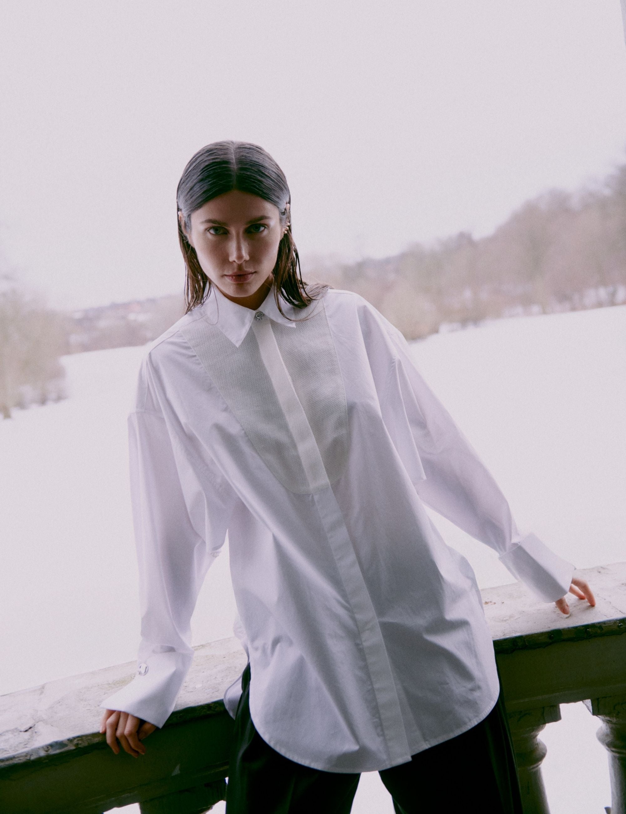 DAY Birger ét Mikkelsen DAYSmoa - Poplina Shirts & Blouses 114001 Brilliant White