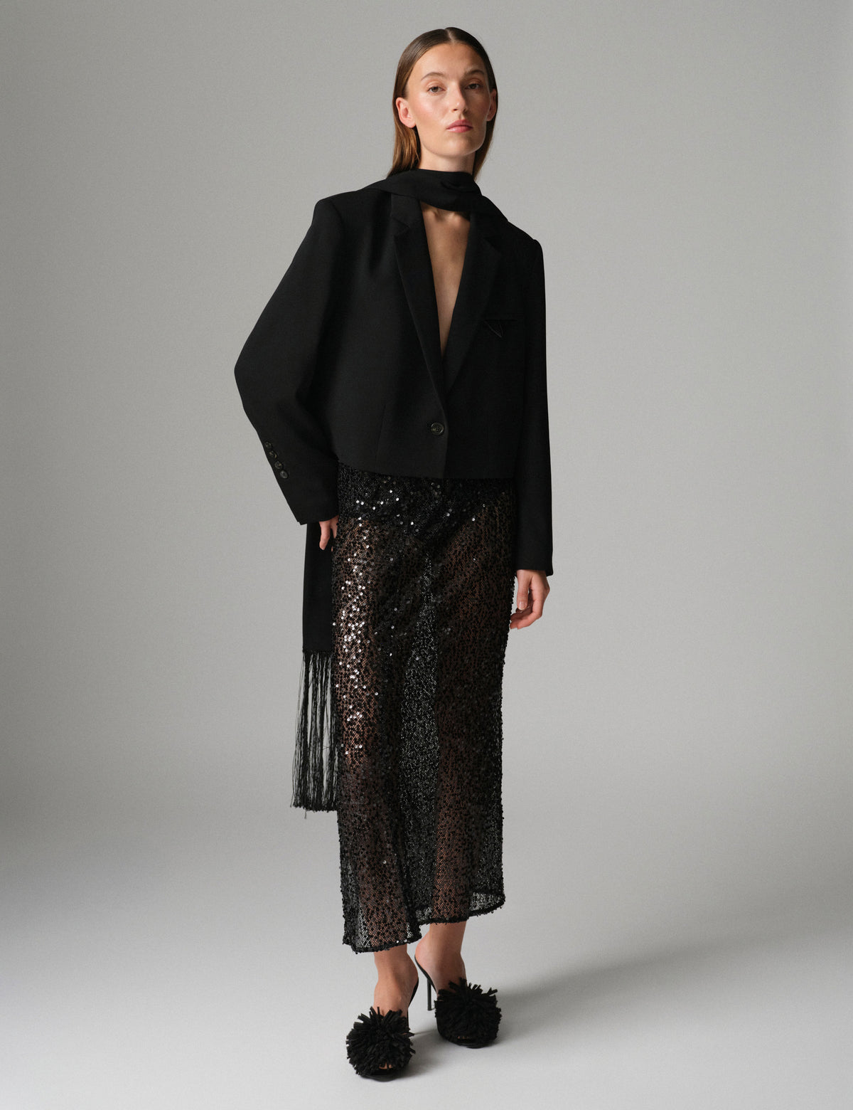 DAY Birger ét Mikkelsen DAYTulli - Shimmering Night - Skirt Skirt 190303 Black