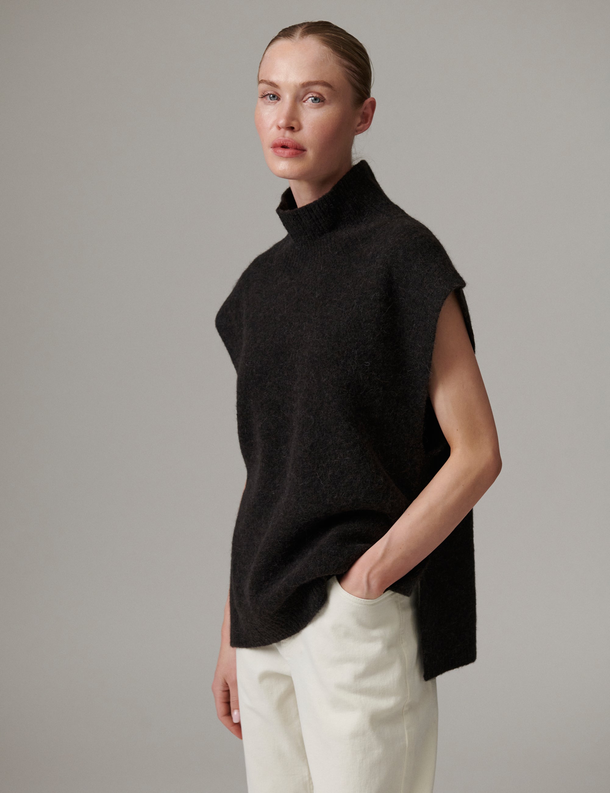 DAY Birger ét Mikkelsen DAYWarm - Cozy Days Waistcoat 191018 Ganache