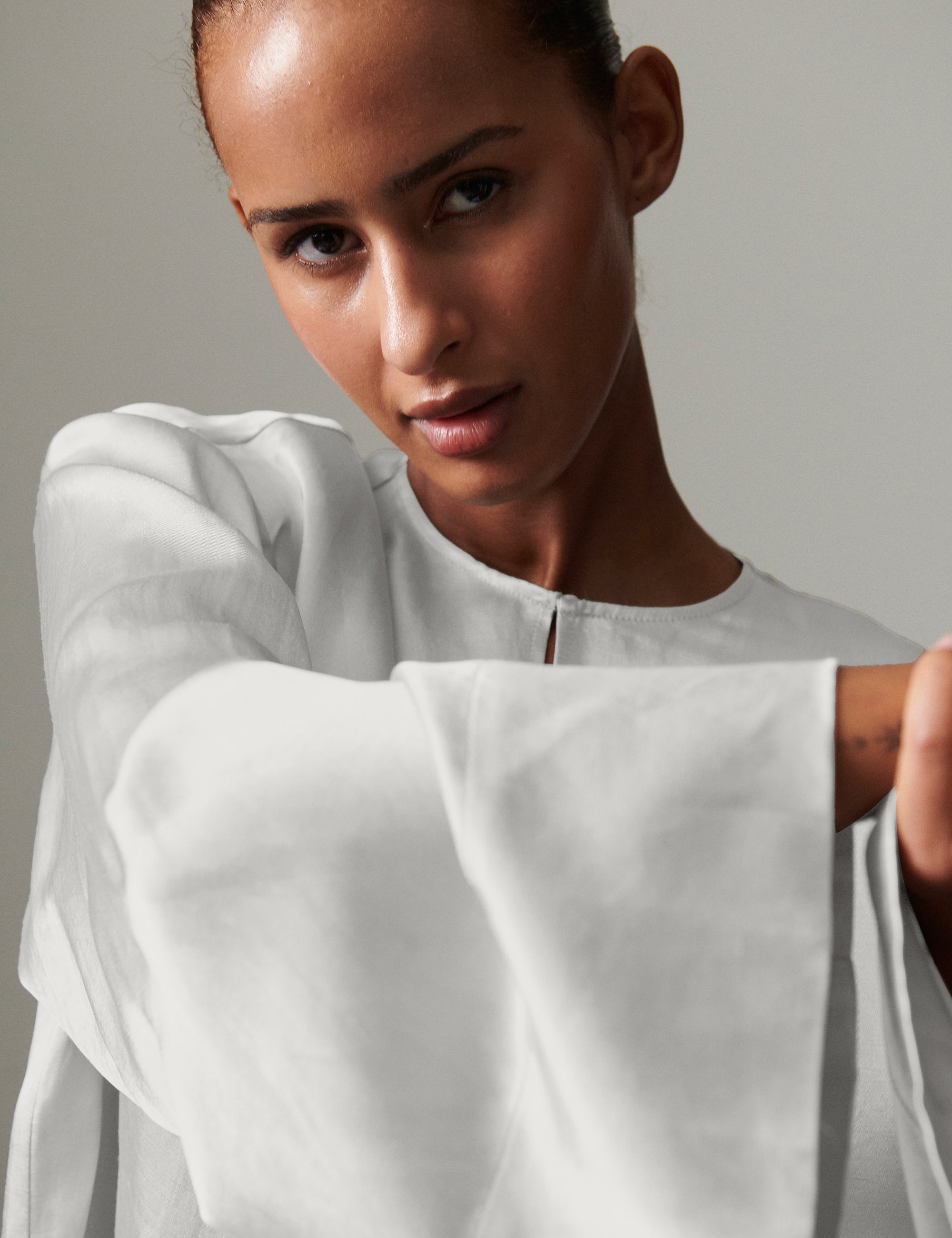 DAY Birger ét Mikkelsen Davies - Silky Touch - Blouse Blouse 110605 Jet Stream