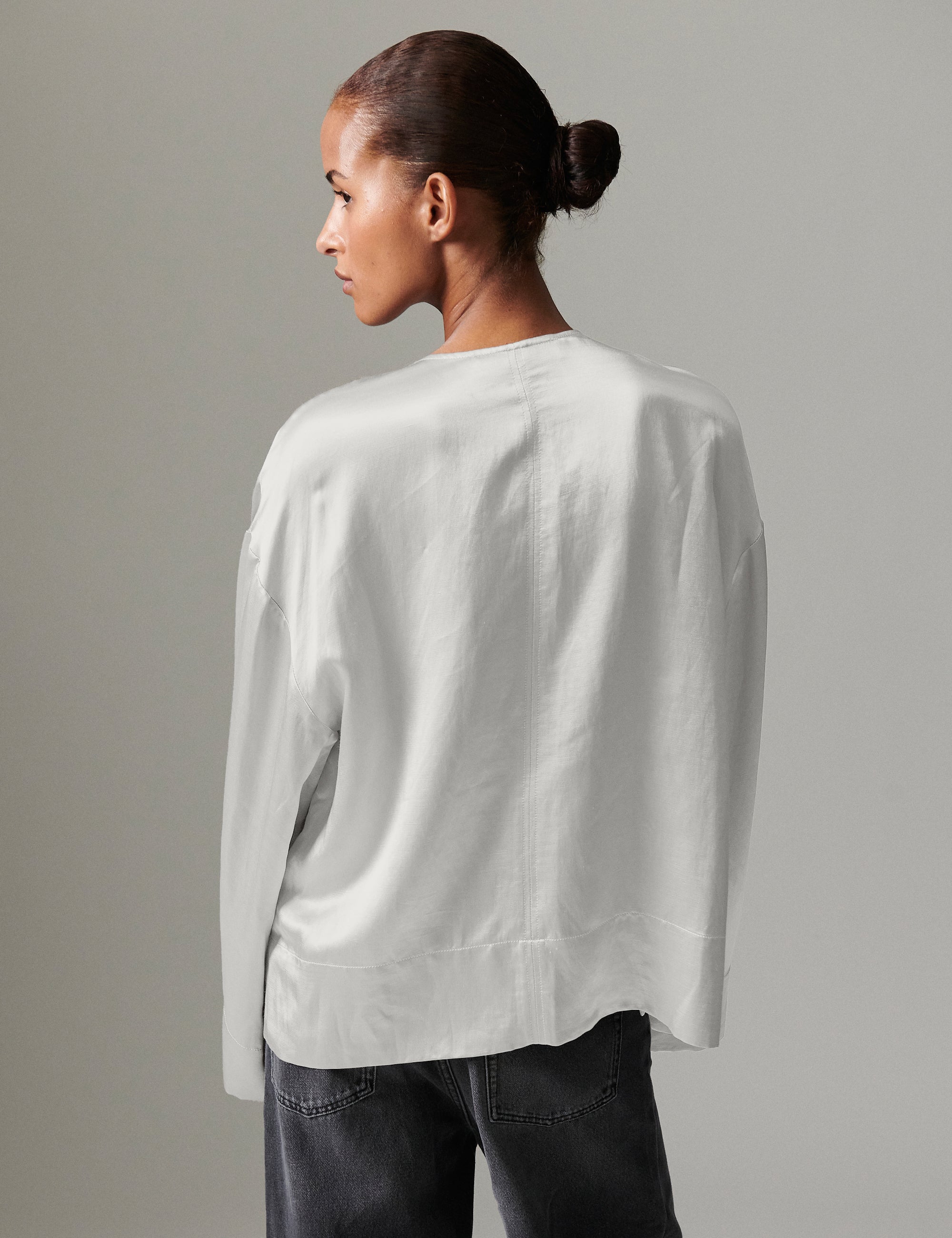 DAY Birger ét Mikkelsen Davies - Silky Touch - Blouse Blouse 110605 Jet Stream