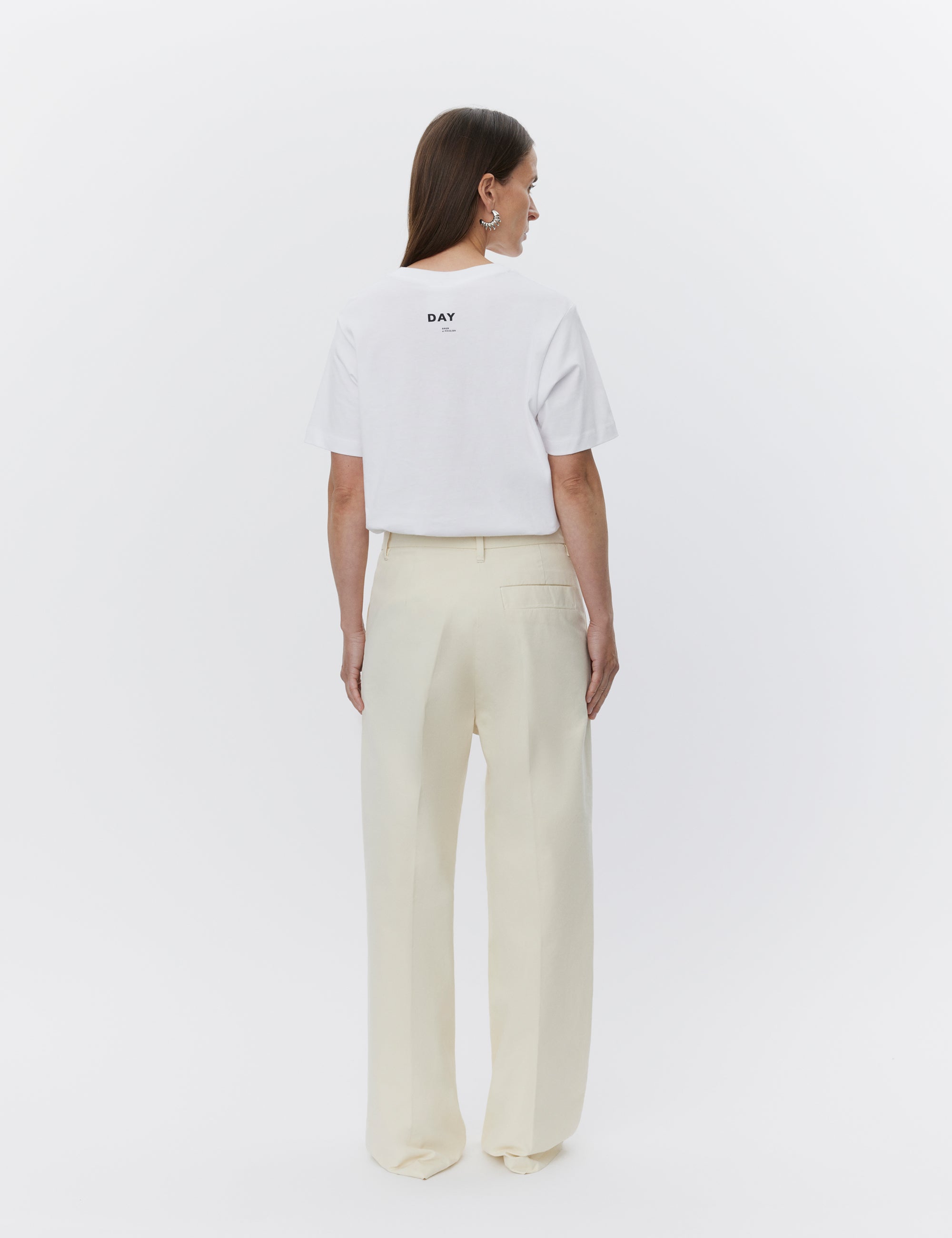 DAY Birger ét Mikkelsen Drew - Heavy Jersey Tops & T-Shirts 110601 Bright White
