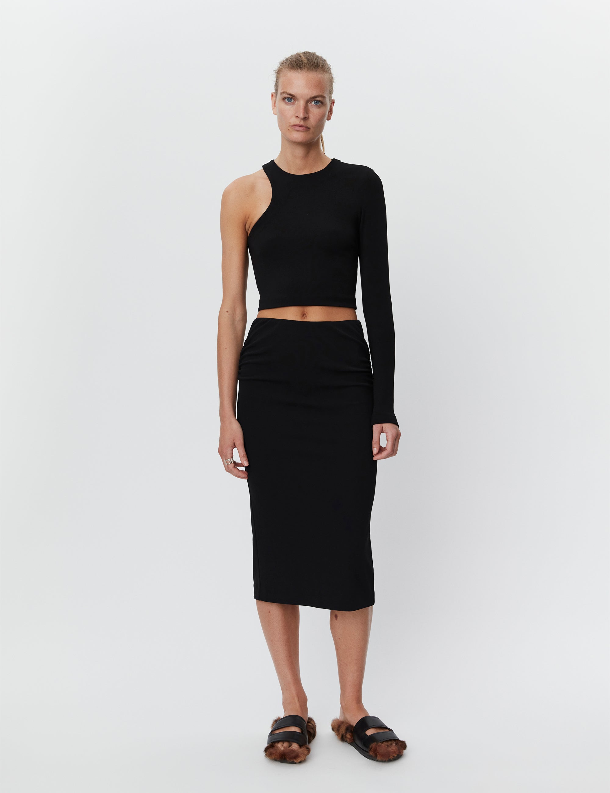DAY Birger ét Mikkelsen Duncan - All Day Jersey Skirt 190303 Black