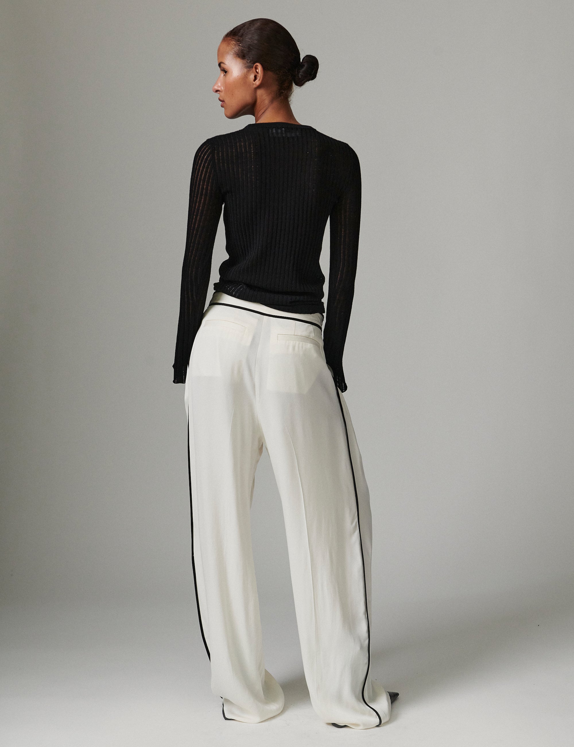 DAY Birger ét Mikkelsen Enza - Matte Crepe Pants 110605 JETSTREAM