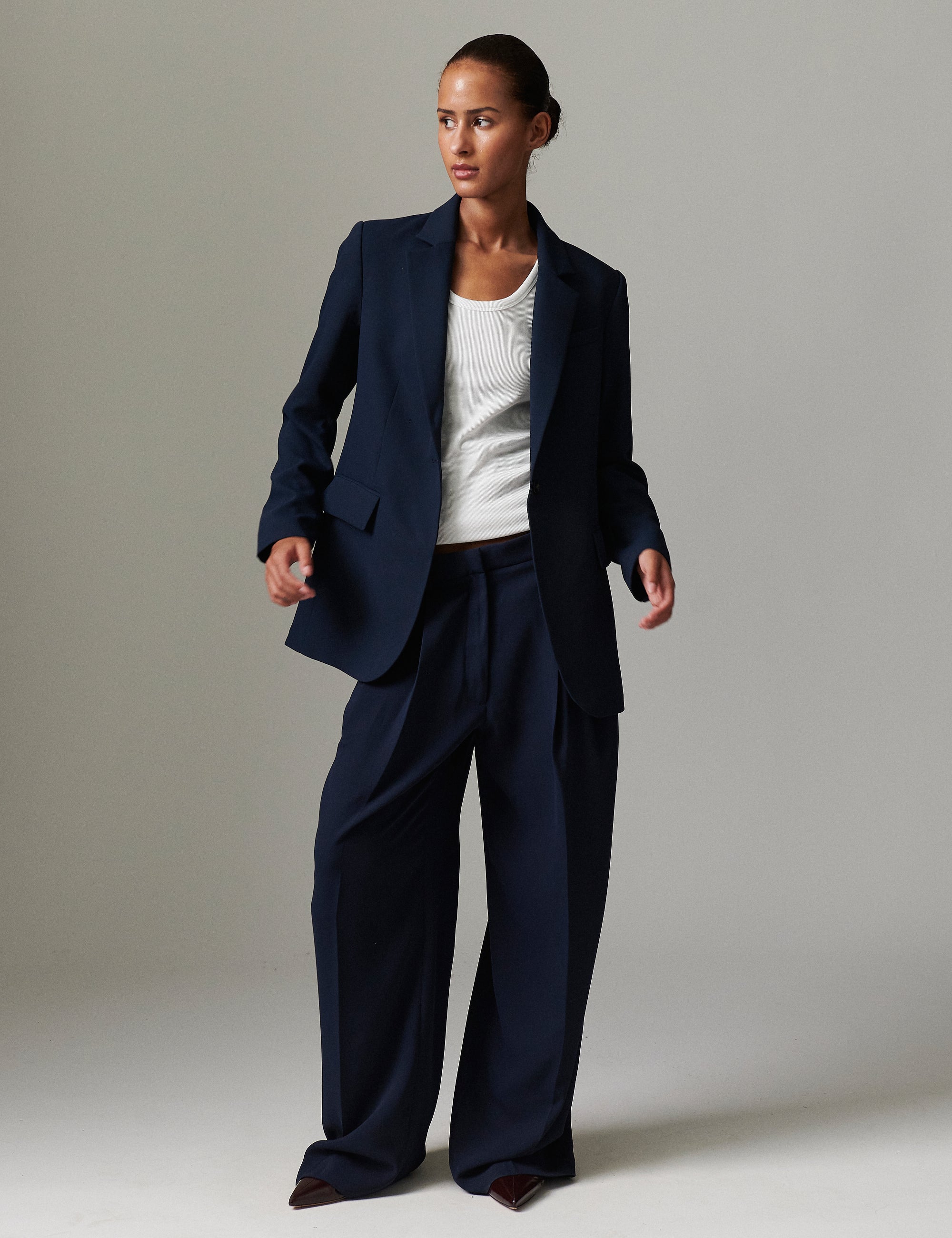 DAY Birger ét Mikkelsen Enzo - Classic Gabardine Pants 194020 DARK SAPPHIRE.