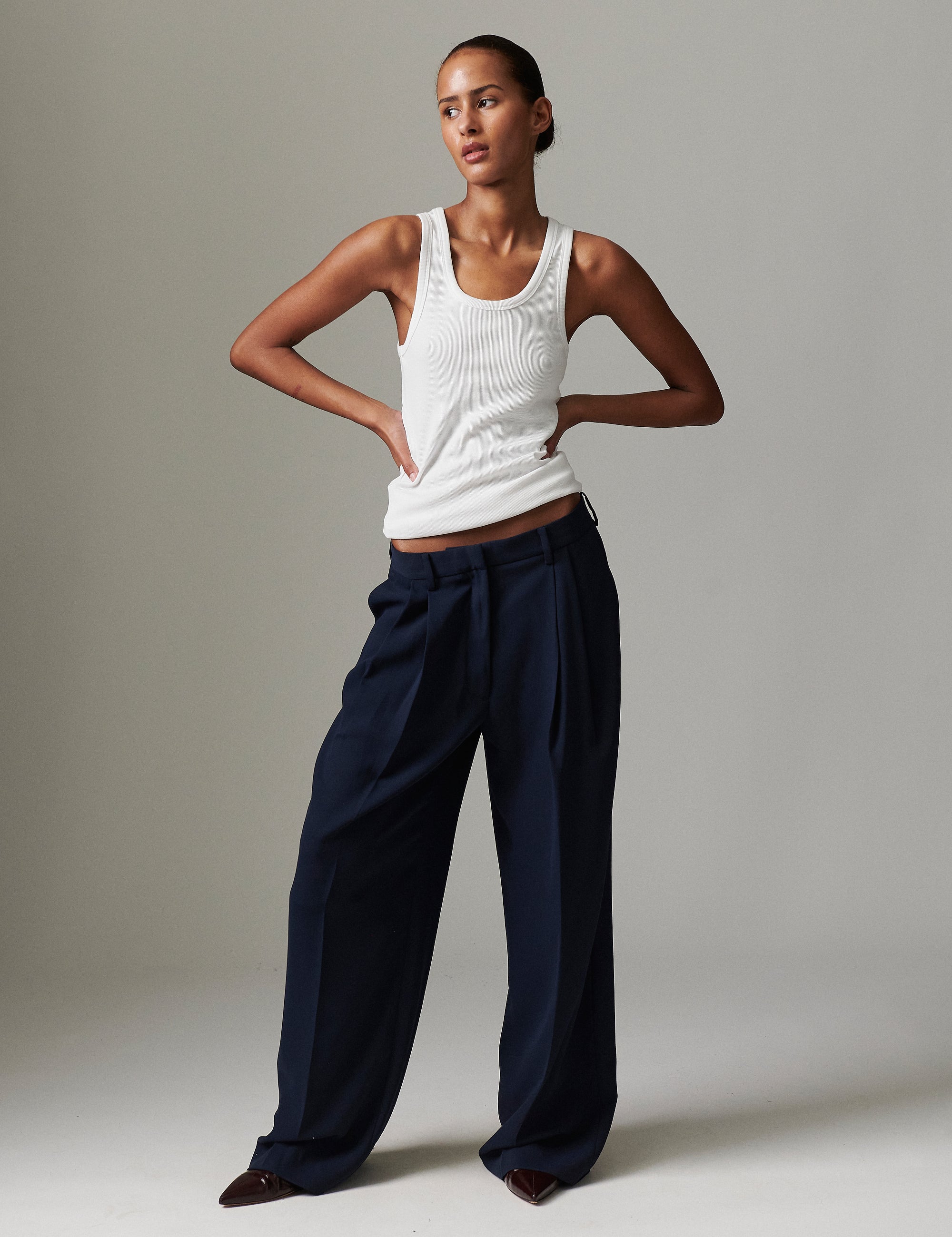 DAY Birger ét Mikkelsen Enzo - Classic Gabardine Pants 194020 DARK SAPPHIRE.