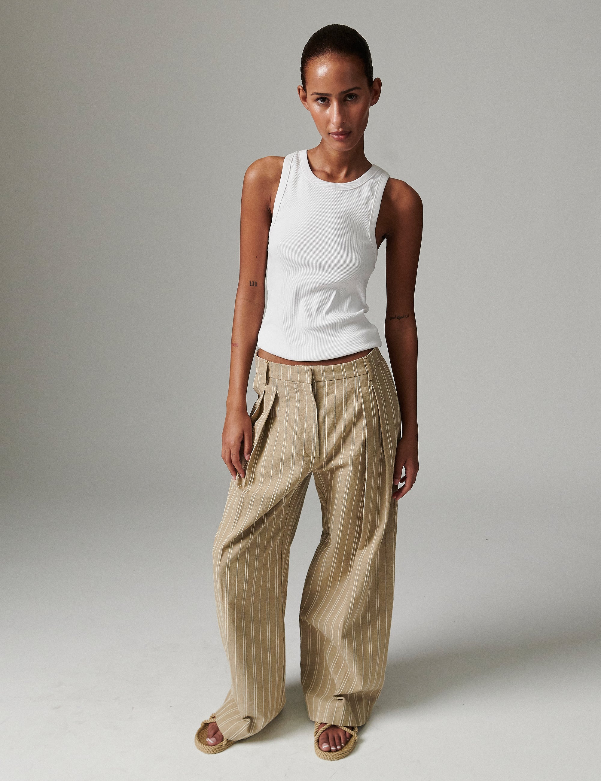 DAY Birger ét Mikkelsen Enzo - Linen Threads Pants 170630 TREE HOUSE