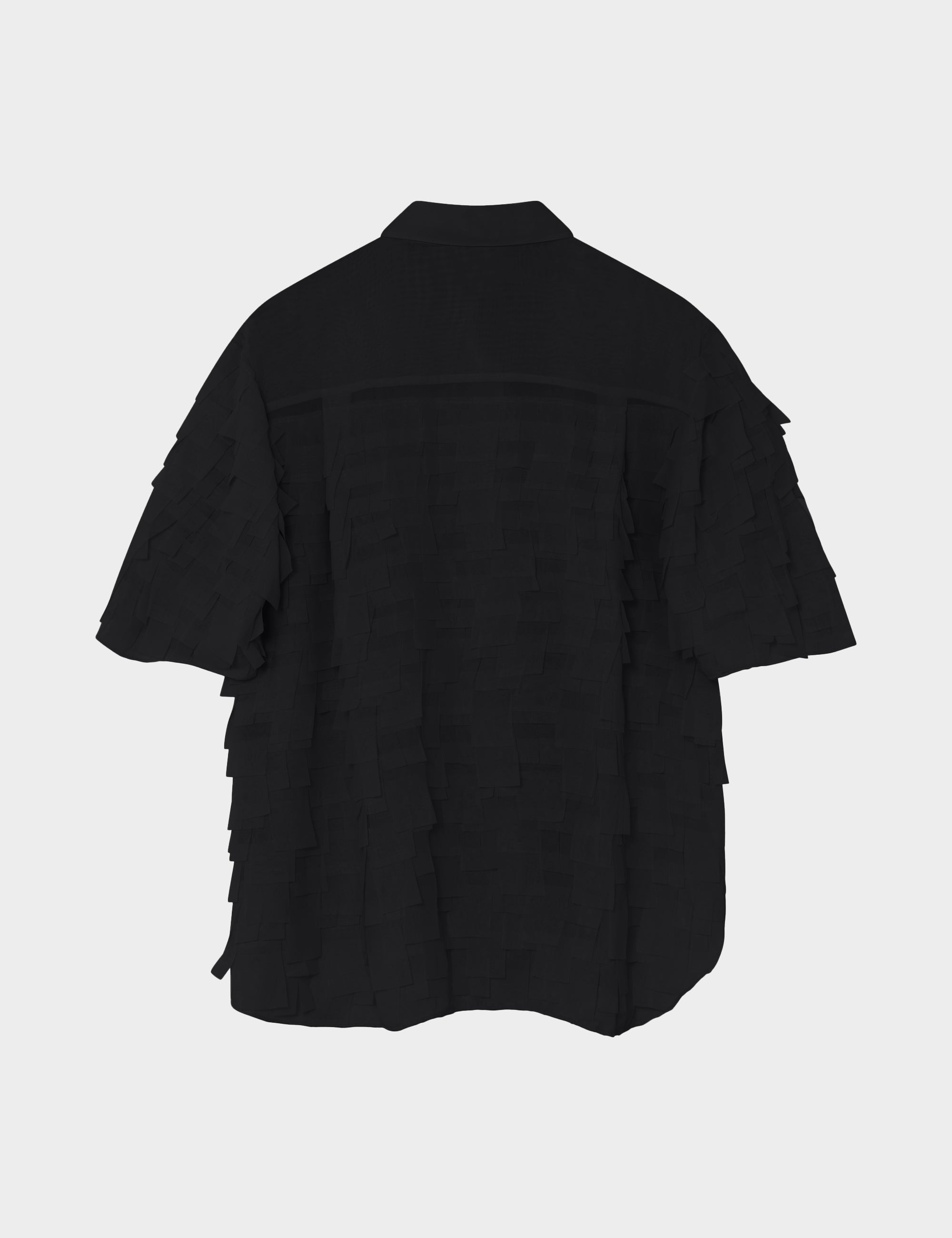 DAY Birger ét Mikkelsen Figo - Chiffon Fringe Shirts & Blouses 190303 Black