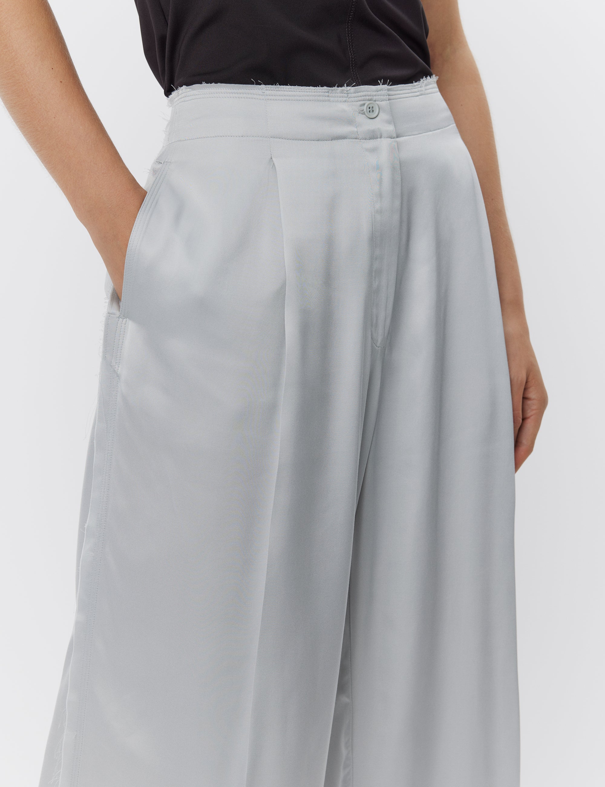 DAY Birger ét Mikkelsen Fisher - Fluid Viscose Pants 144206 PEARL BLUE