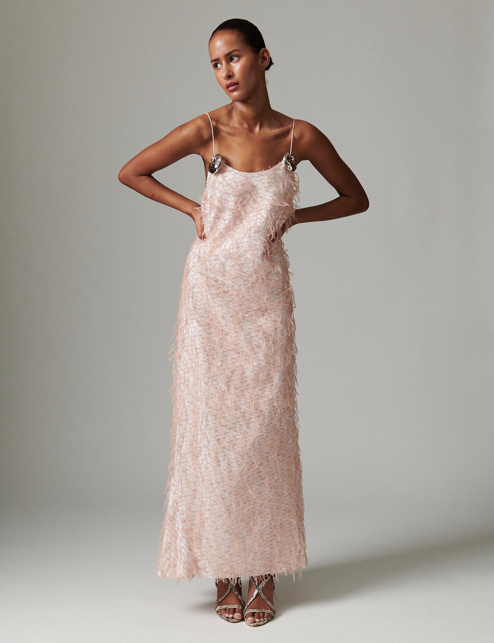 DAY Birger ét Mikkelsen Flio - Dobby Fringe Dress 112511 SHRINKING VIOLET