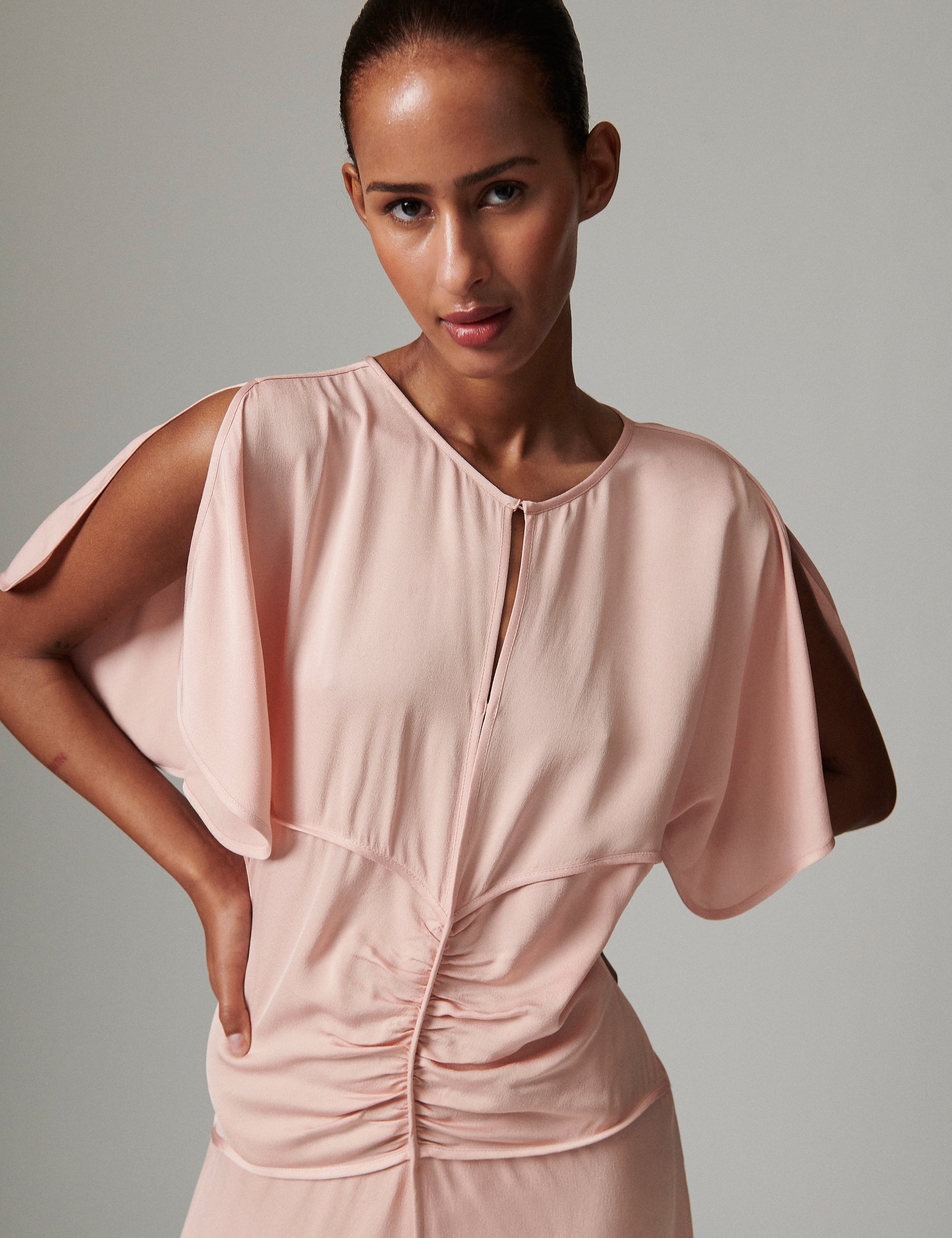 DAY Birger ét Mikkelsen Gigi - Matte Crepe Dress 141506 ROSE SMOKE