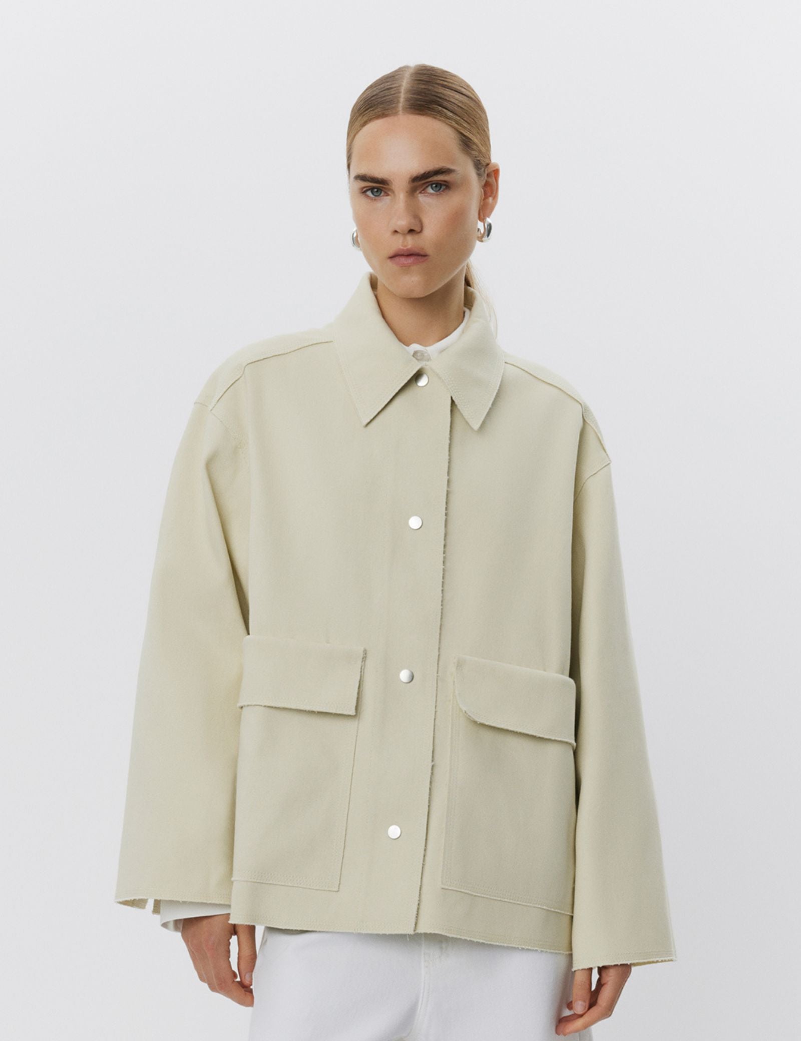 DAY Birger ét Mikkelsen Harry - Bonded Canvas Twill Coats & Jackets 120110 PISTACHIO SHELL.