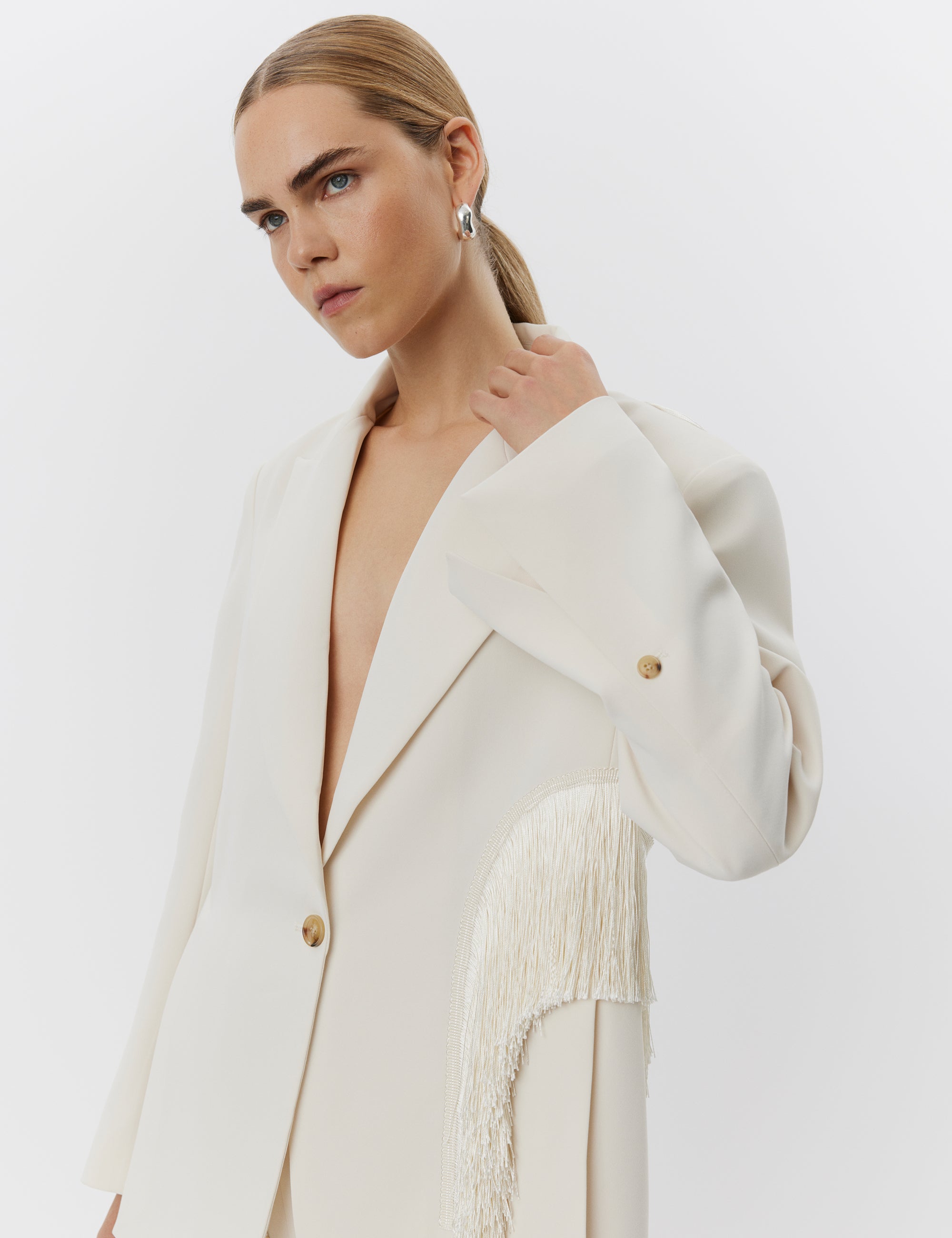 DAY Birger ét Mikkelsen Havey - Classic Gabardine Blazer 01002 Ivory Shade