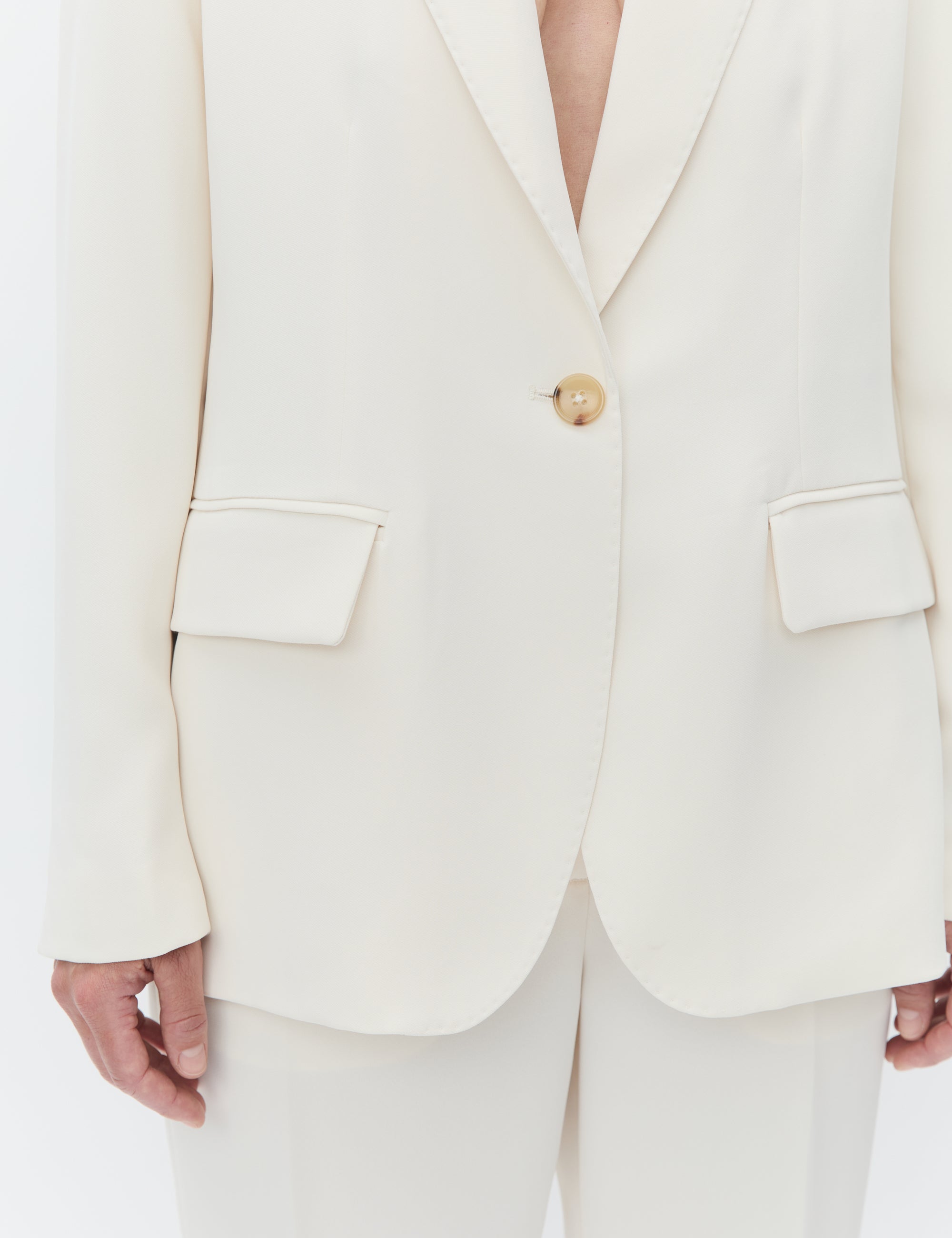DAY Birger ét Mikkelsen Hector - Classic Gabardine Blazer 01002 Ivory Shade