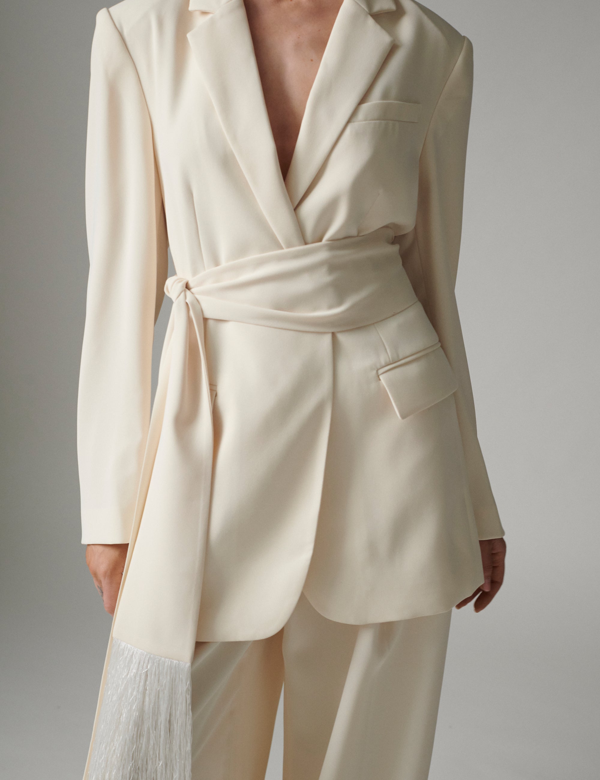 DAY Birger ét Mikkelsen Hector - Classic Gabardine - Blazer Blazer 01002 Ivory Shade